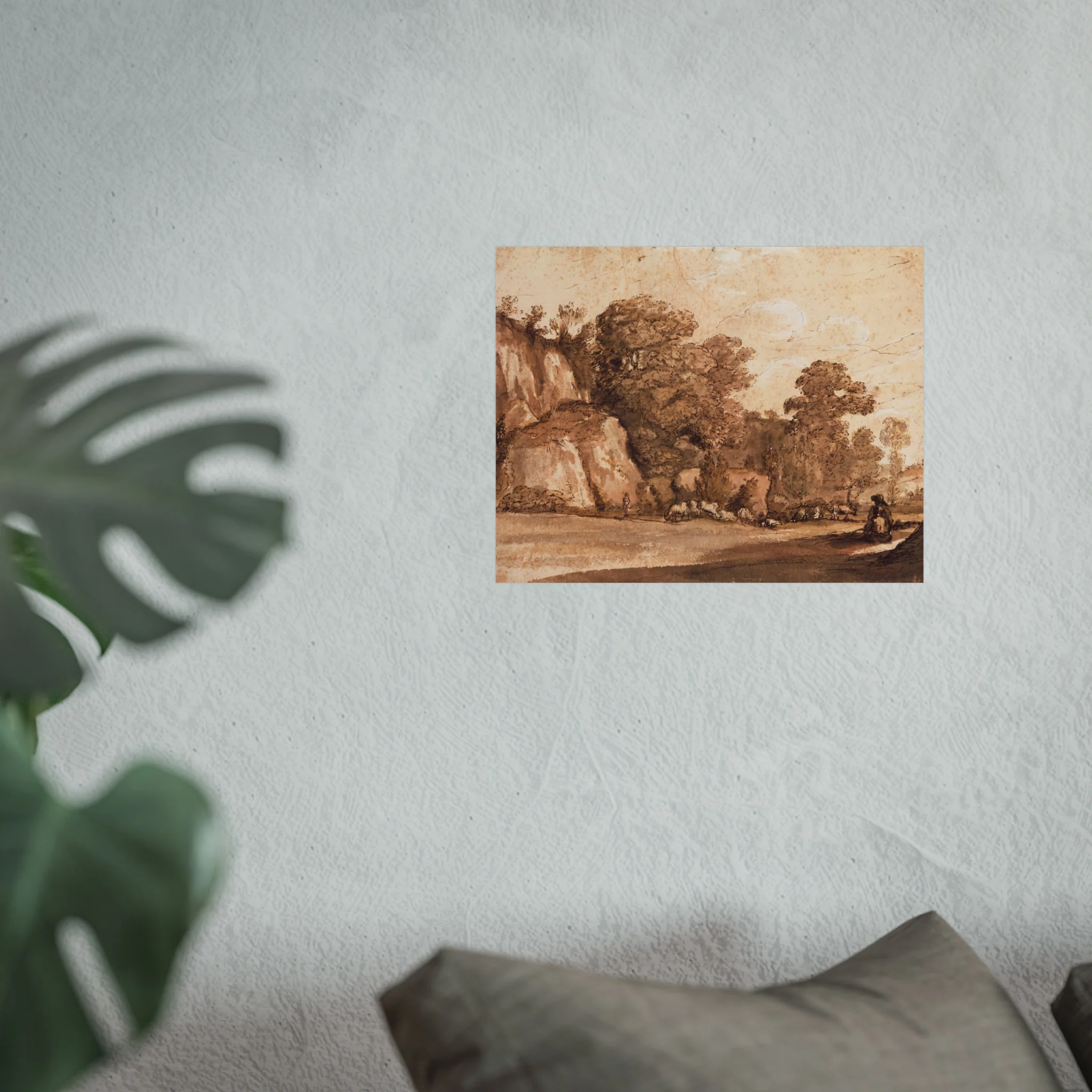 Claude Lorrain - A Rocky Hillside | Fine Art Poster - Image 5