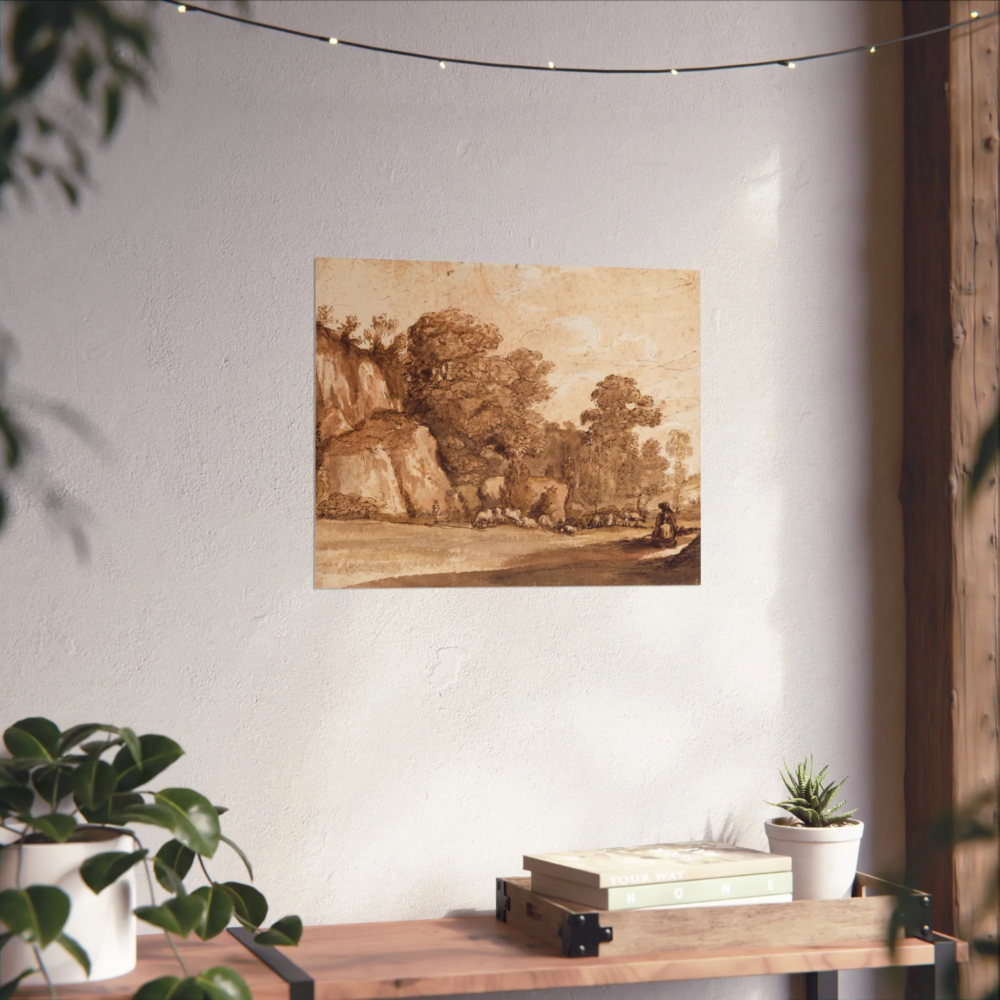 Claude Lorrain - A Rocky Hillside | Fine Art Poster - Image 8