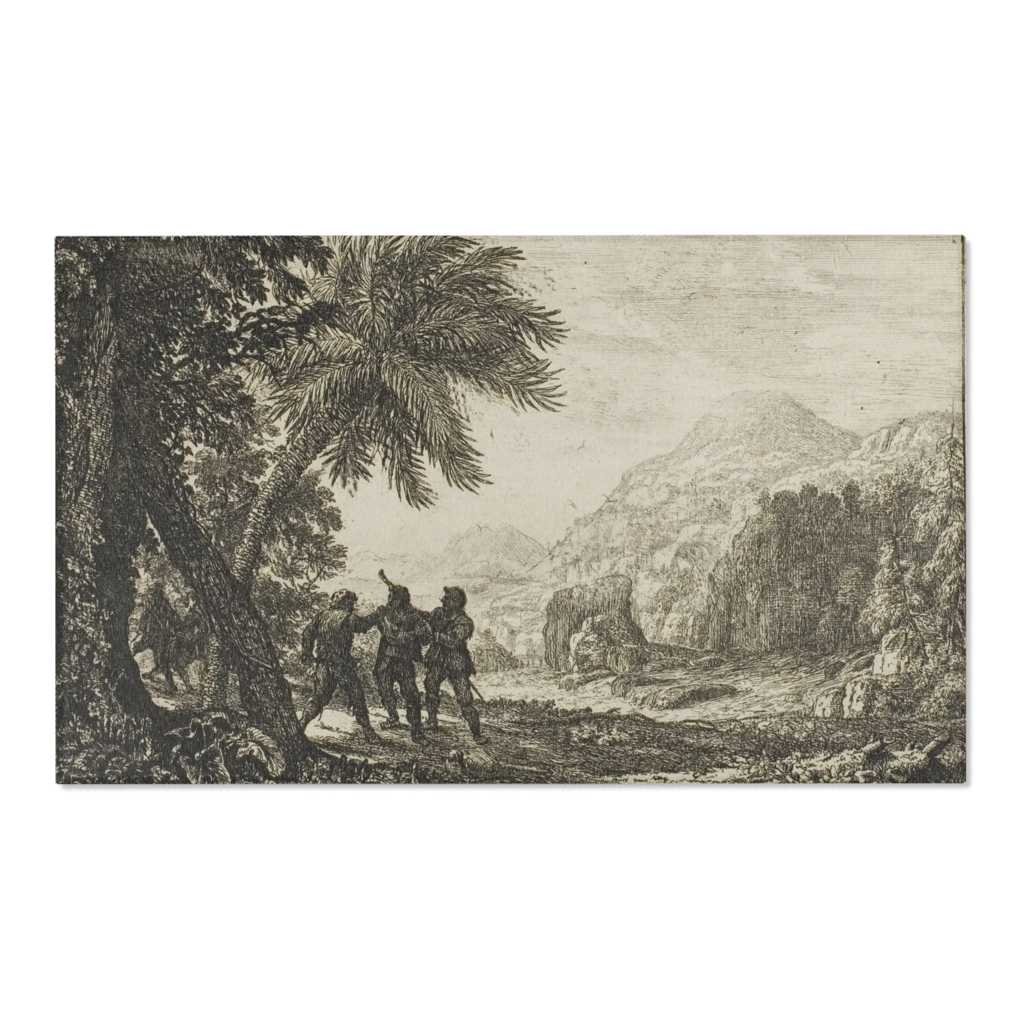 Claude Lorrain - Scene of Brigands | Area Rug - Image 5