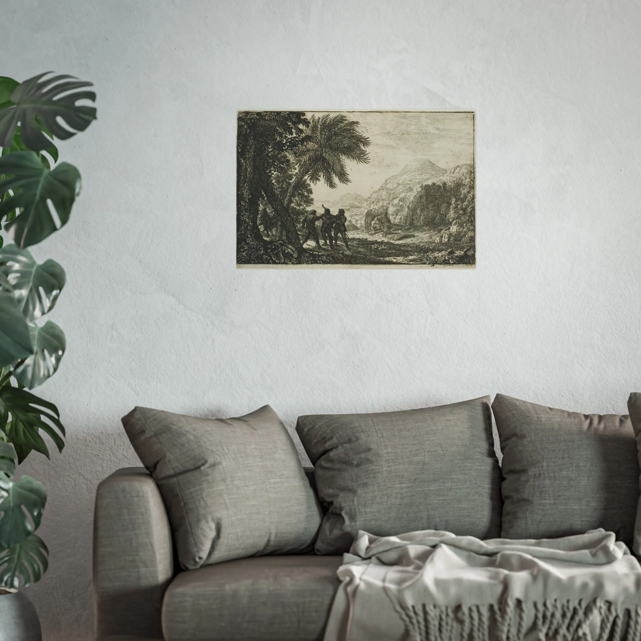 Claude Lorrain - Scene of Brigands | Fine Art Poster - Image 11