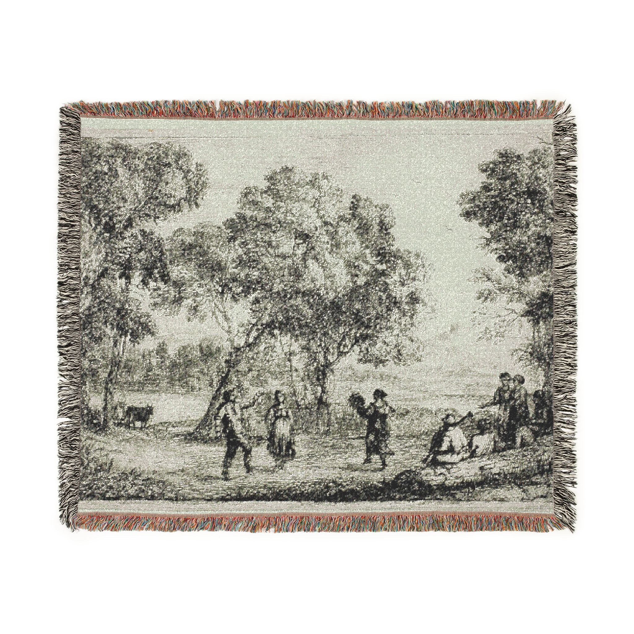 Claude Lorrain - The Country Dance | Woven Tapestry Blanket - Image 7
