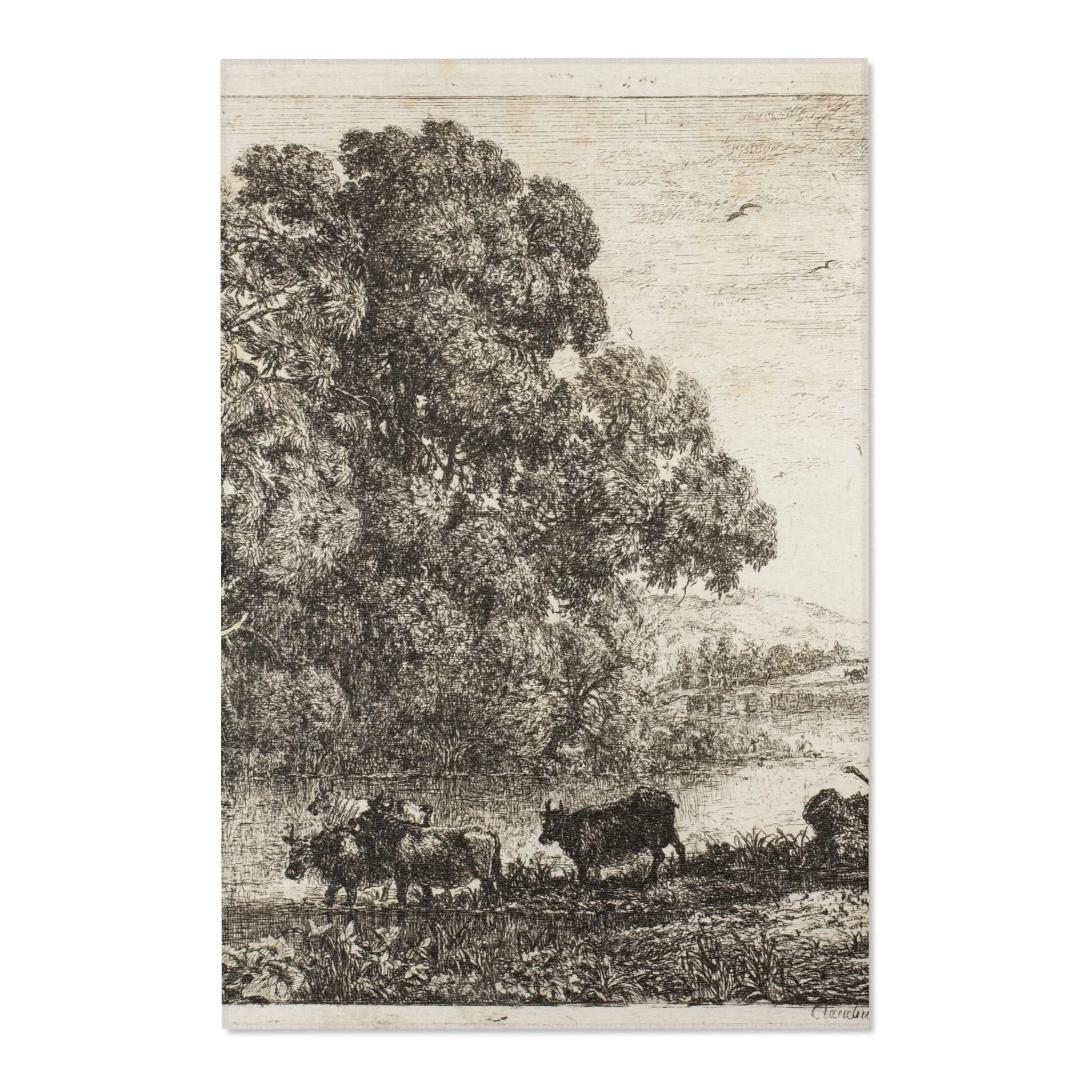 Claude Lorrain - The Cowherd | Area Rug - Image 3