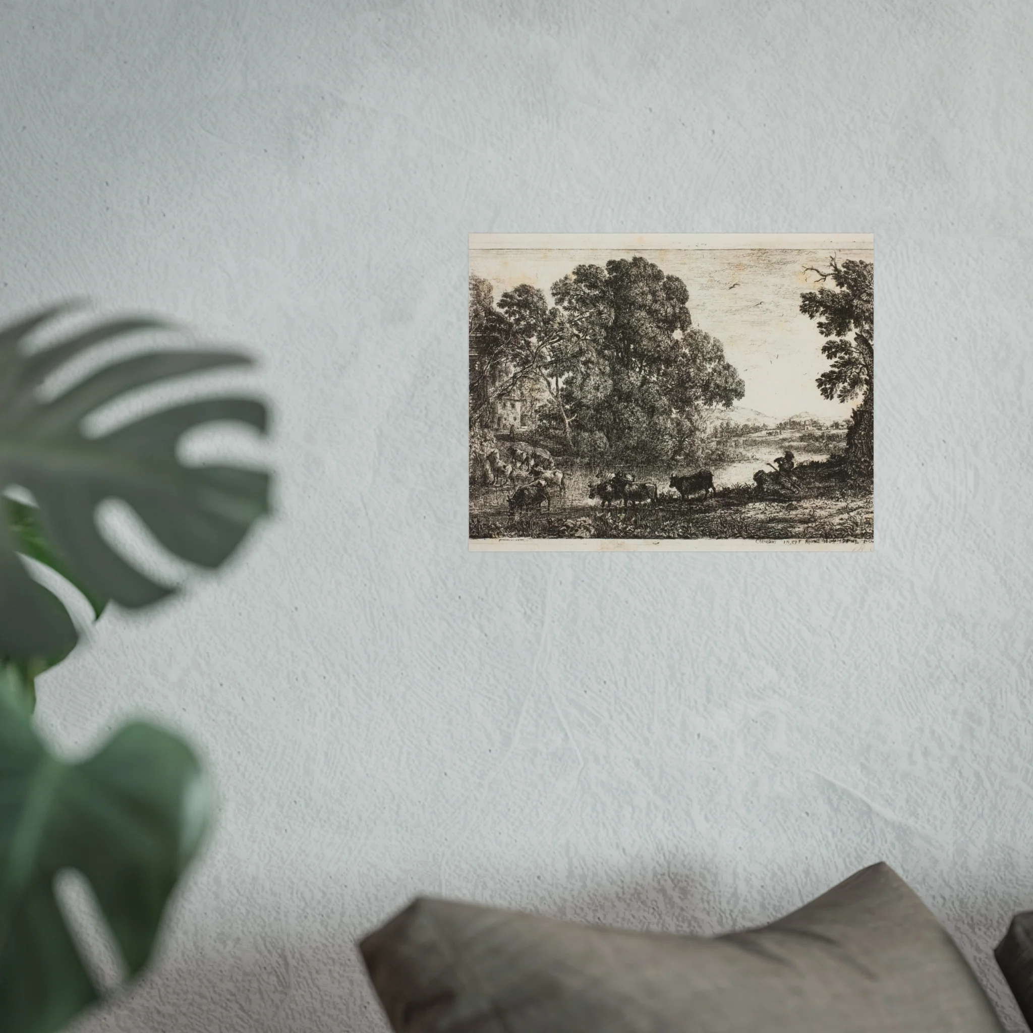 Claude Lorrain - The Cowherd | Fine Art Poster - Image 5