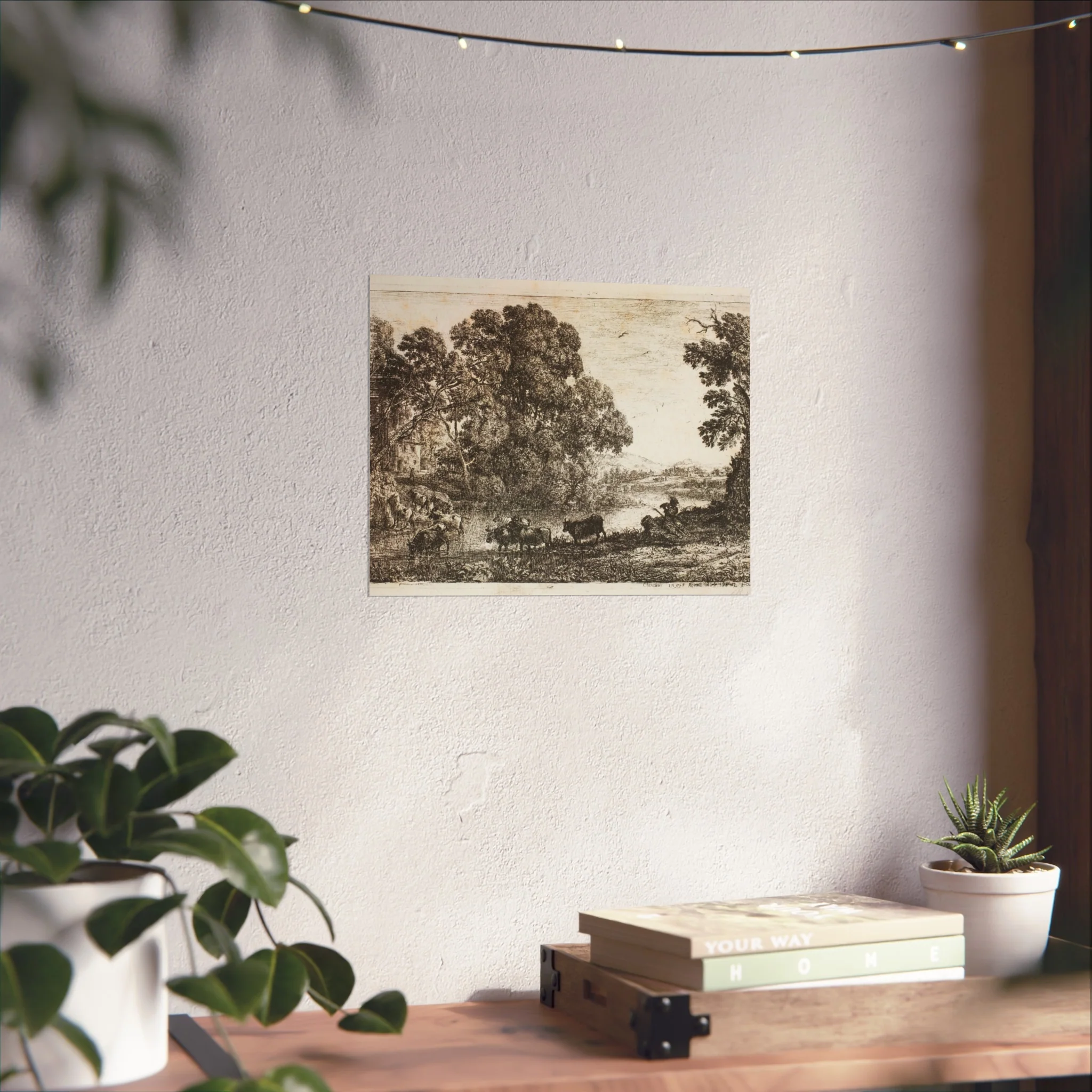 Claude Lorrain - The Cowherd | Fine Art Poster - Image 6