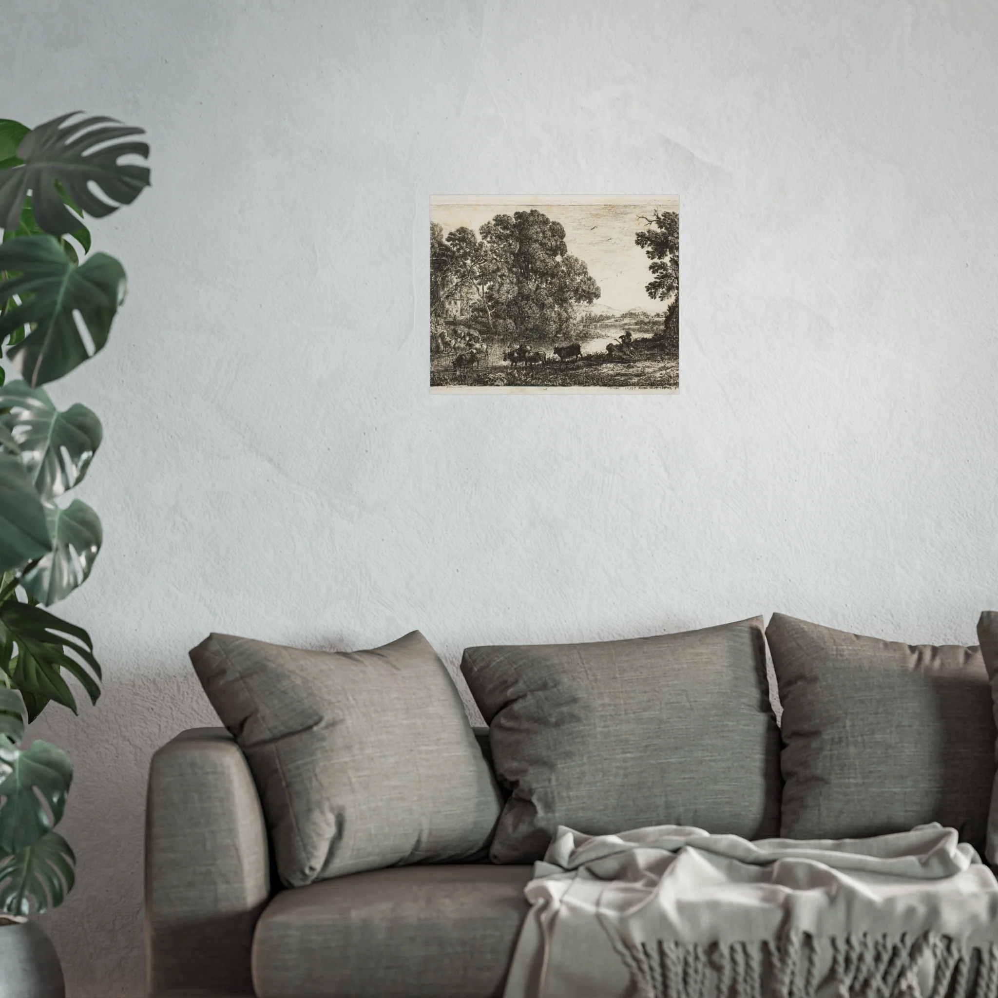 Claude Lorrain - The Cowherd | Fine Art Poster - Image 7