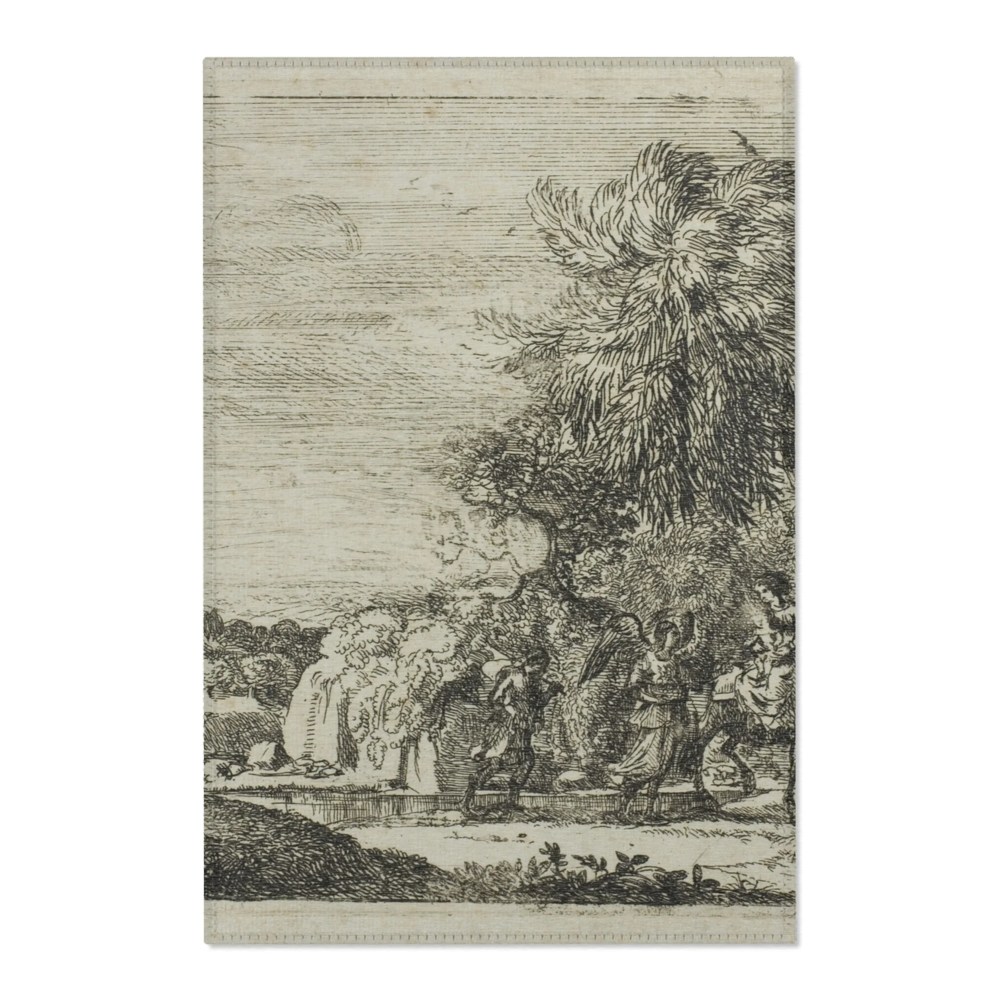 Claude Lorrain - The Flight into Egypt | Area Rug