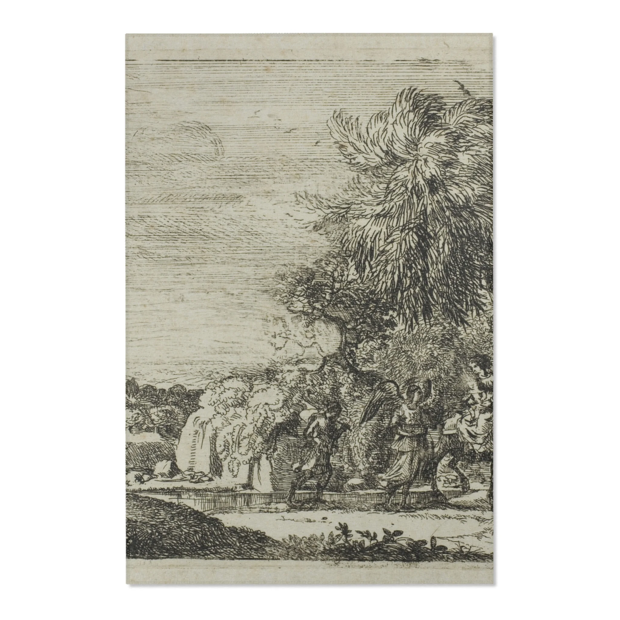 Claude Lorrain - The Flight into Egypt | Area Rug - Image 3