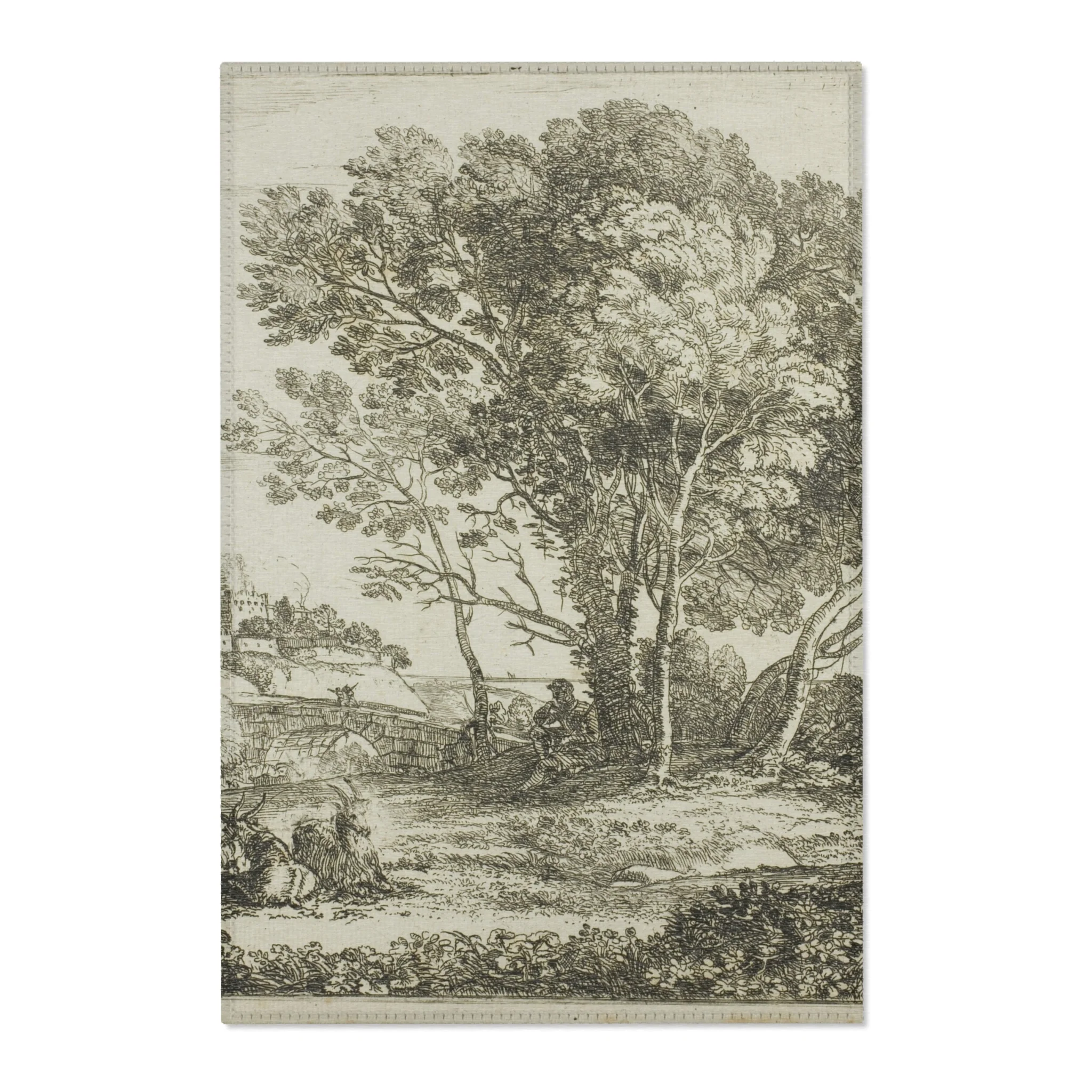 Claude Lorrain - The Goatherd | Area Rug