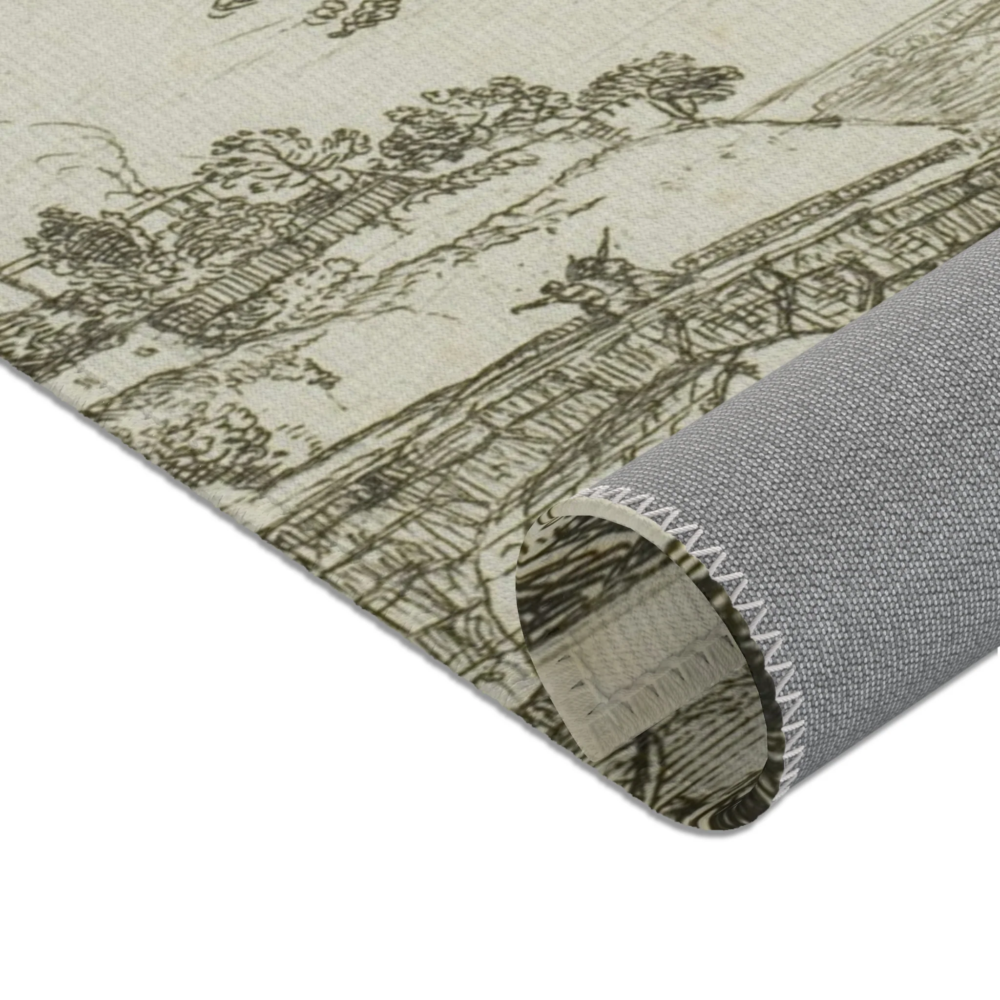 Claude Lorrain - The Goatherd | Area Rug - Image 10