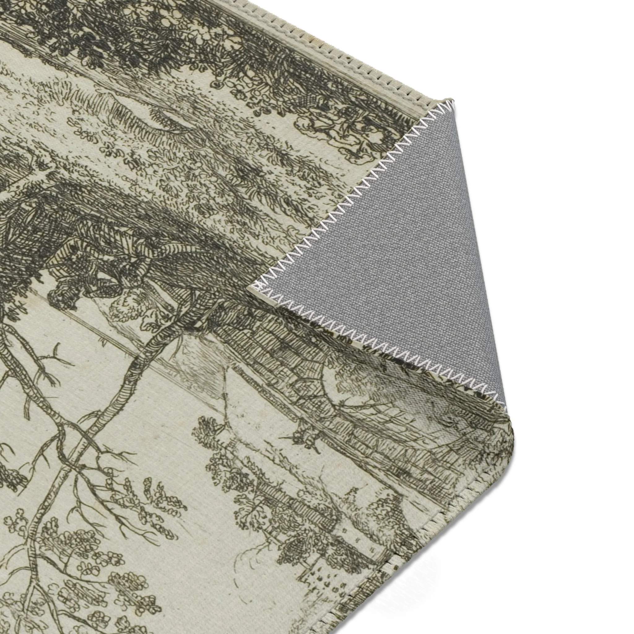 Claude Lorrain - The Goatherd | Area Rug - Image 7