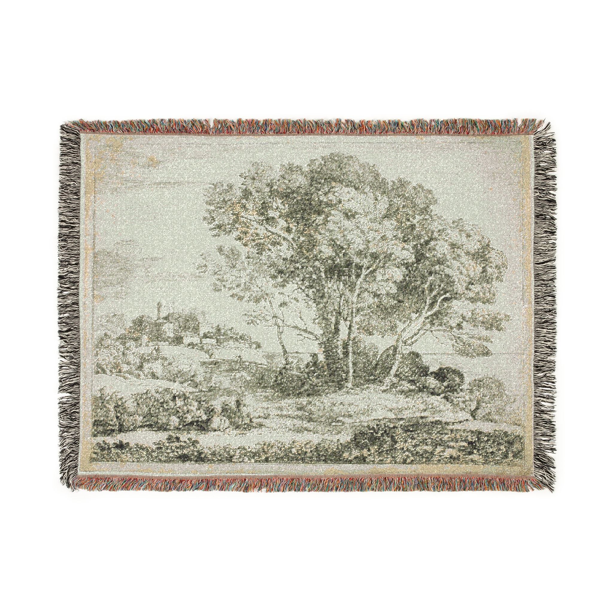 Claude Lorrain - The Goatherd | Woven Tapestry Blanket - Image 10