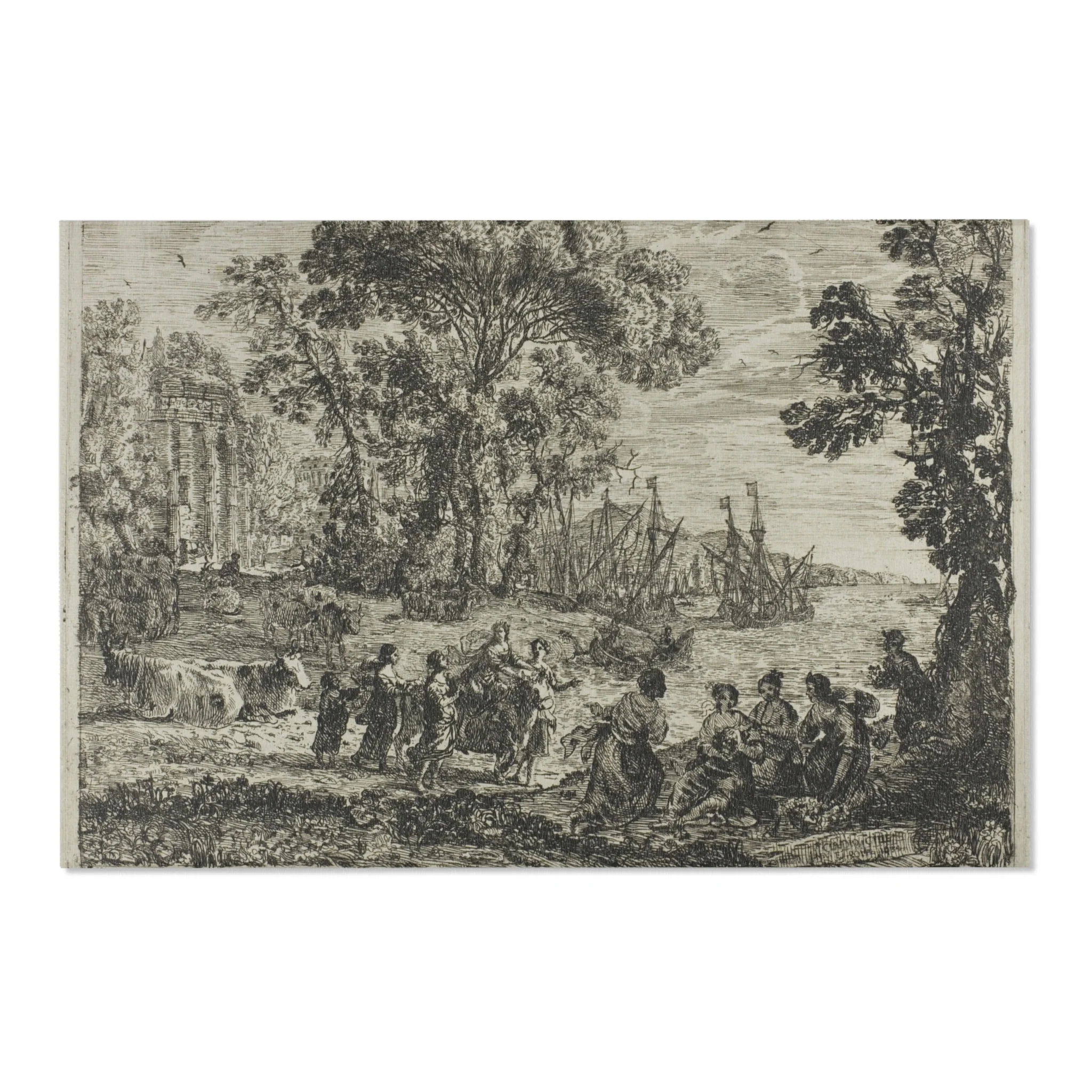 Claude Lorrain - The Rape of Europa | Area Rug - Image 6