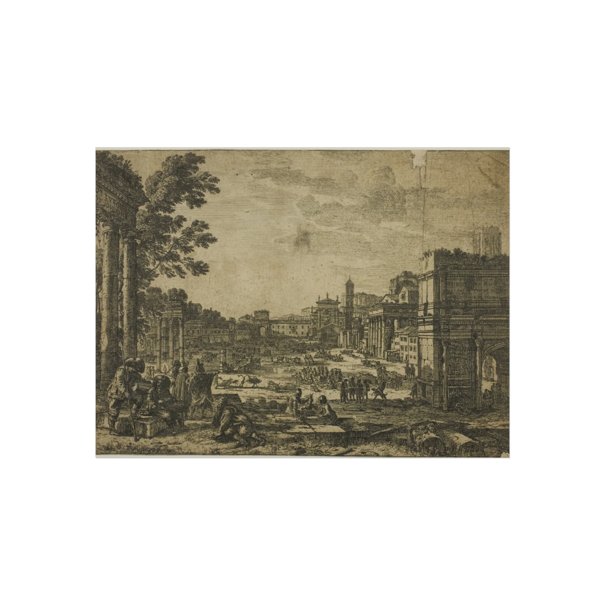 Claude Lorrain - The Roman Forum | Fine Art Poster - Image 3