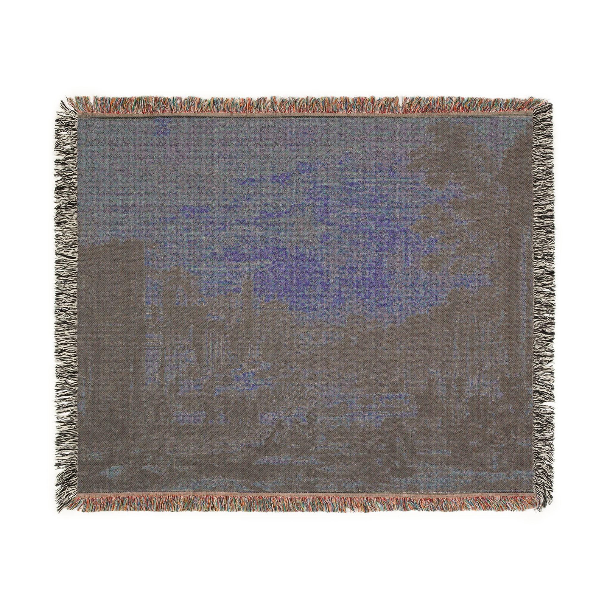 Claude Lorrain - The Roman Forum | Woven Tapestry Blanket - Image 8