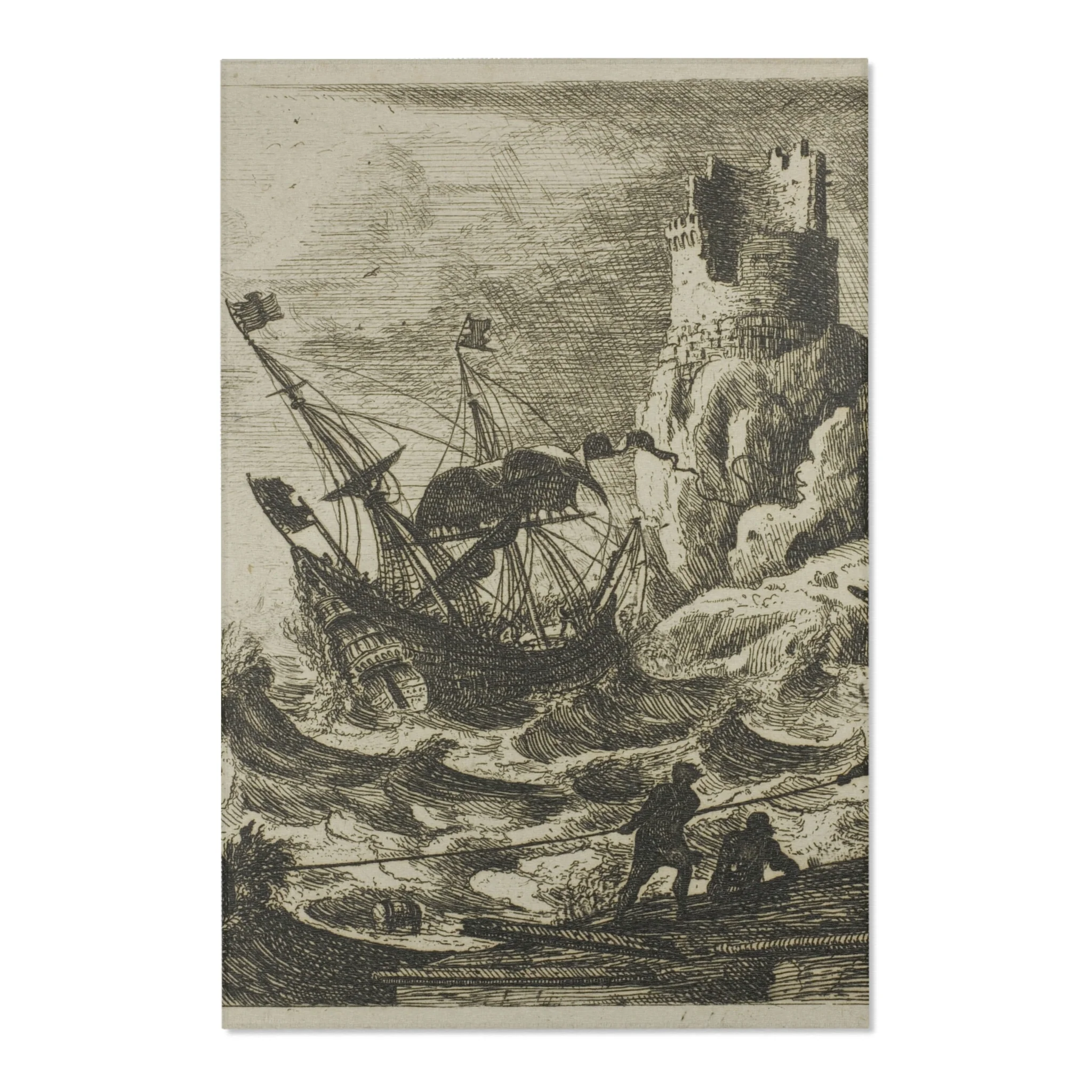 Claude Lorrain - The Shipwreck | Area Rug - Image 3