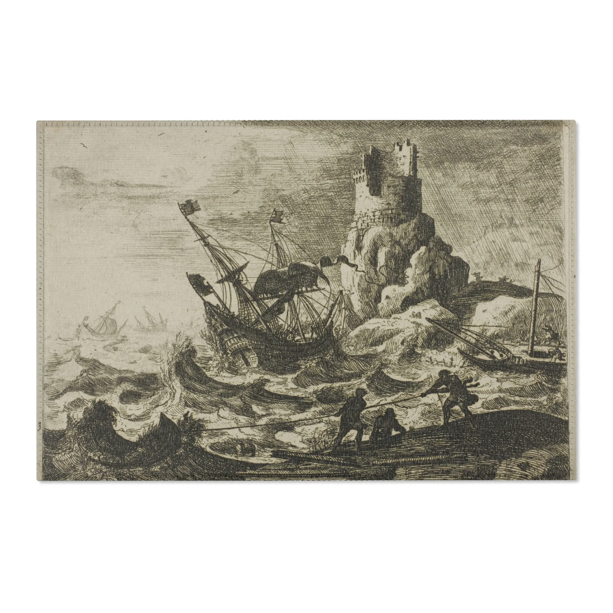 Claude Lorrain - The Shipwreck | Area Rug - Image 4