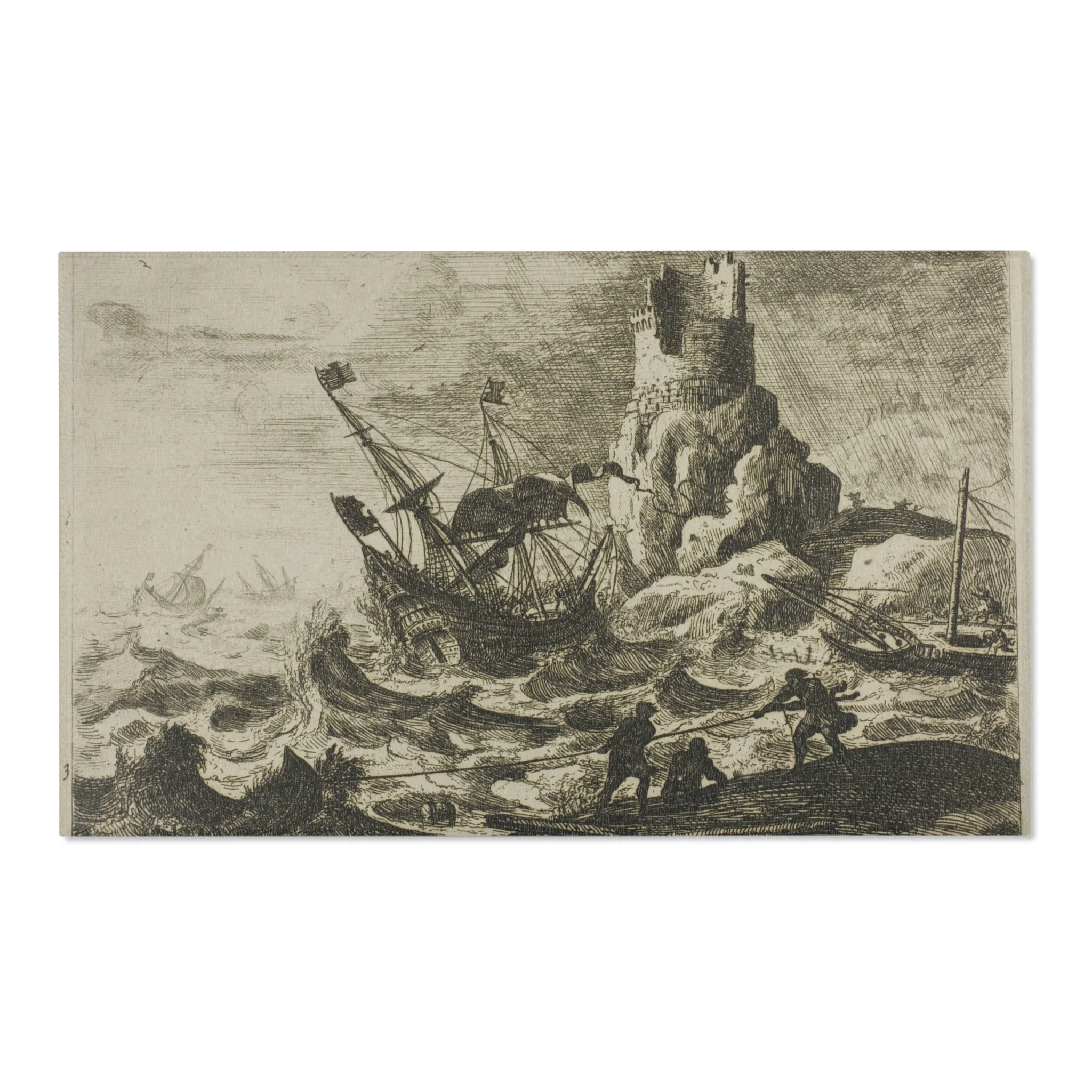 Claude Lorrain - The Shipwreck | Area Rug - Image 5