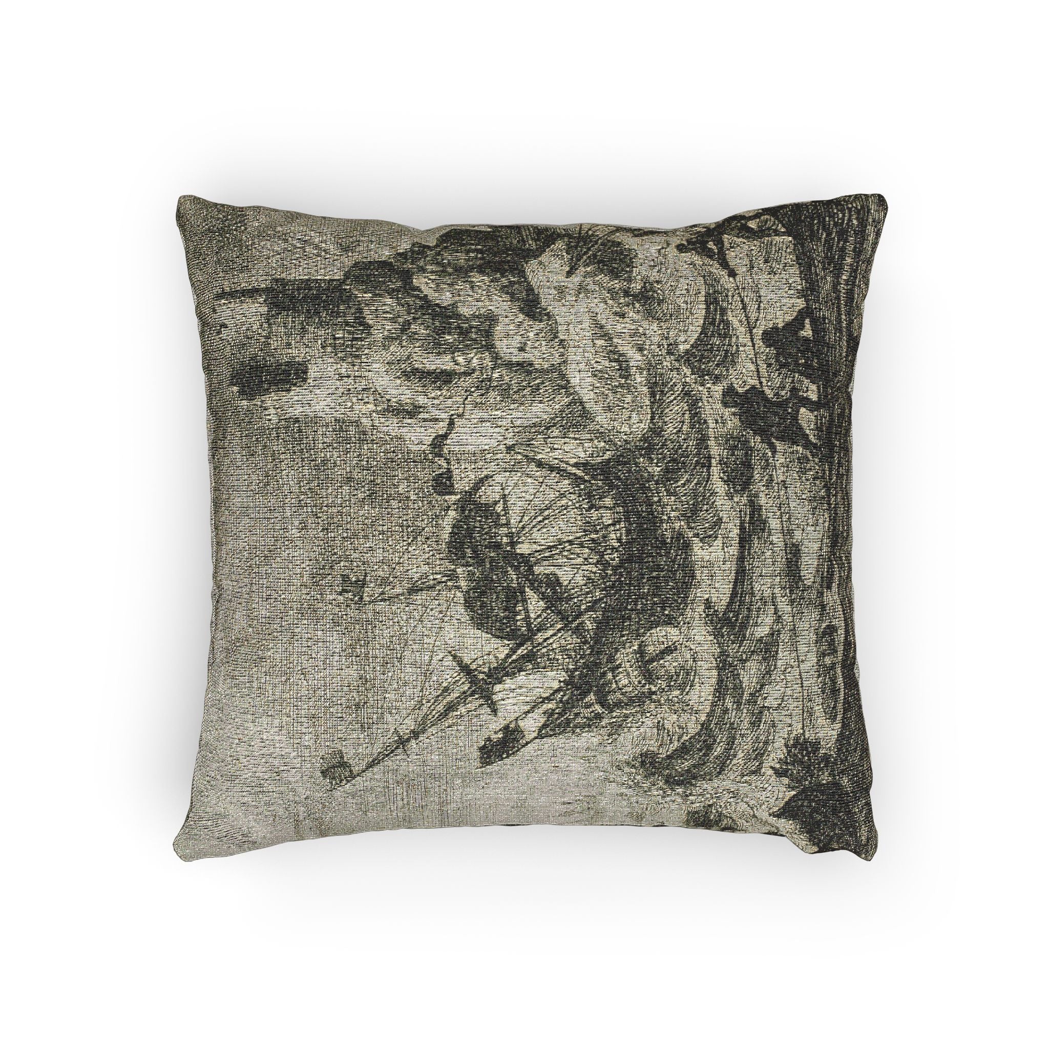 Claude Lorrain - The Shipwreck | Woven Pillow - Image 4