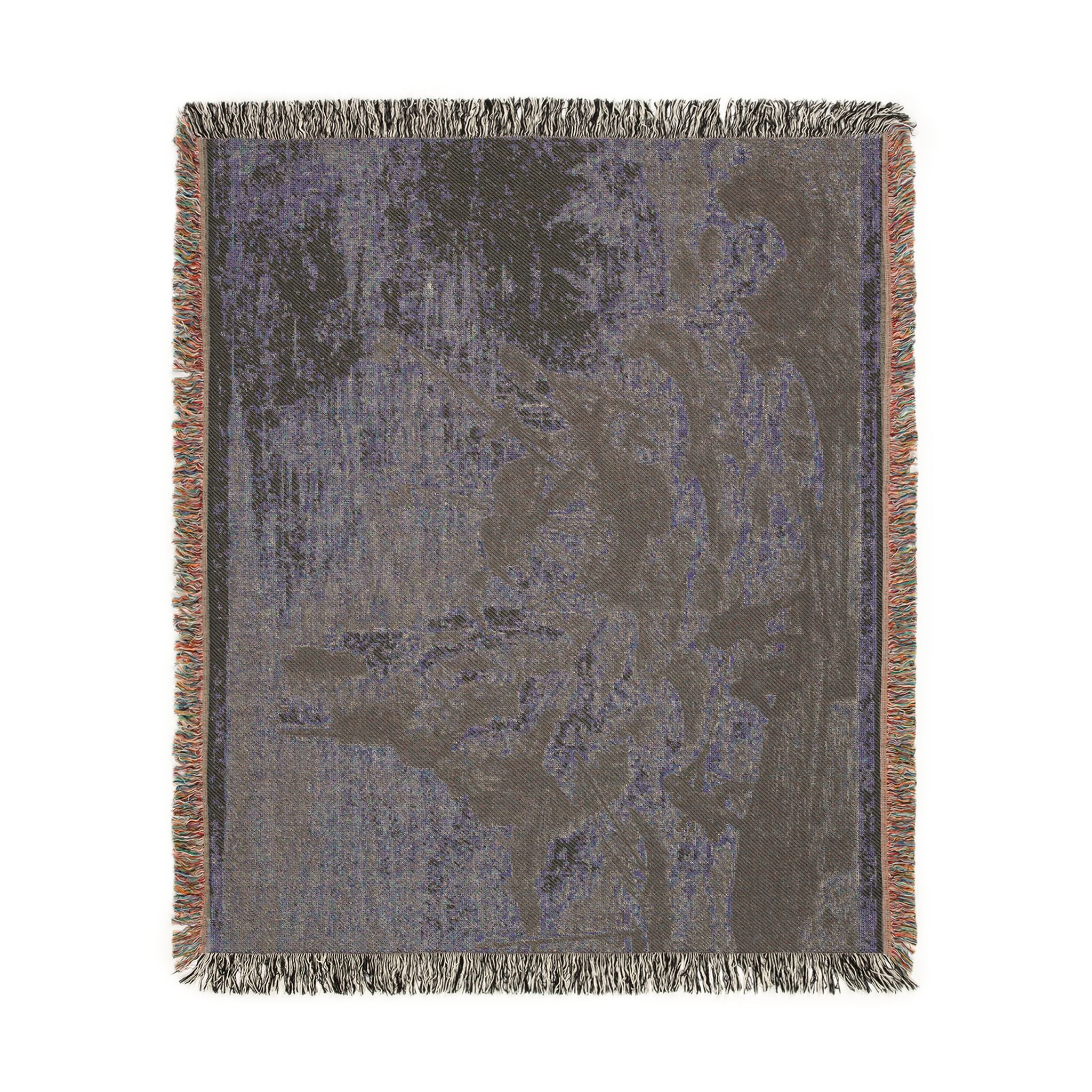 Claude Lorrain - The Shipwreck | Woven Tapestry Blanket - Image 9