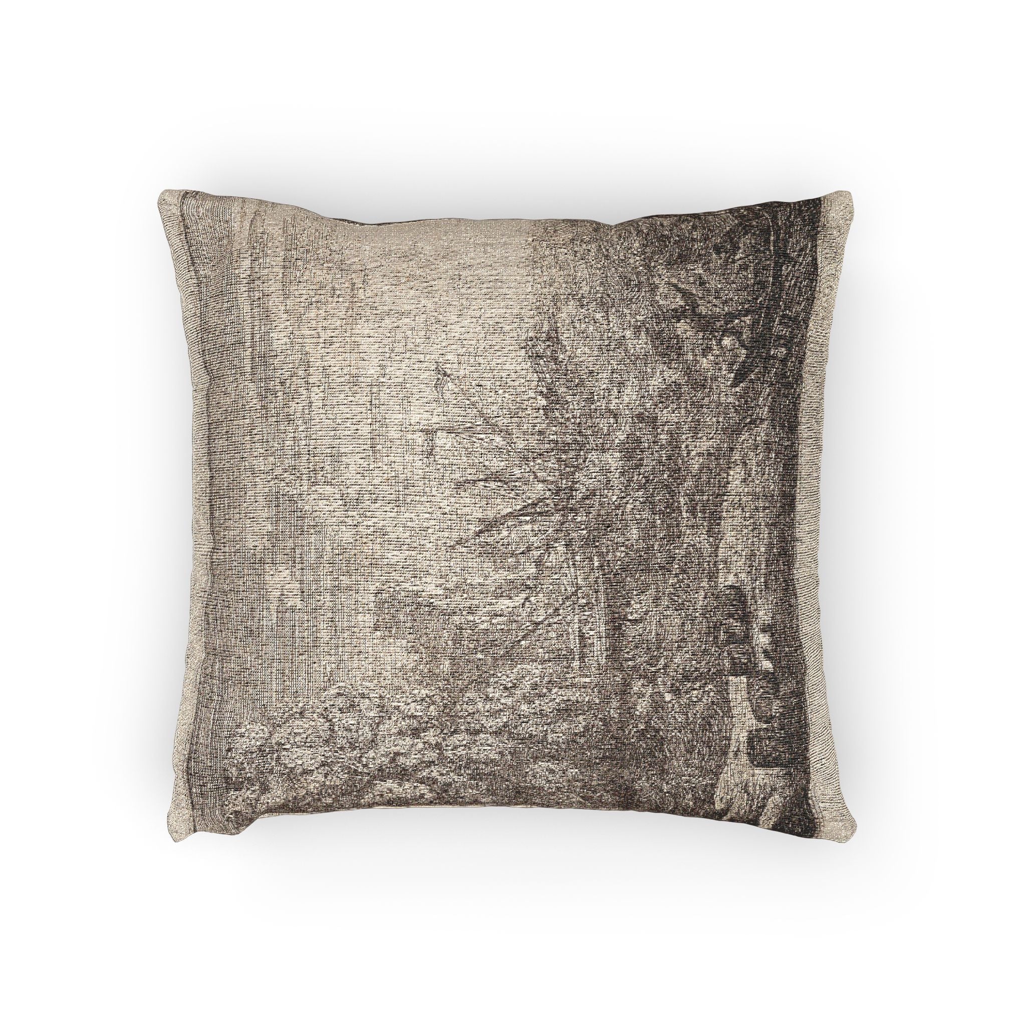 Claude Lorrain - The Tempest | Woven Pillow - Image 2