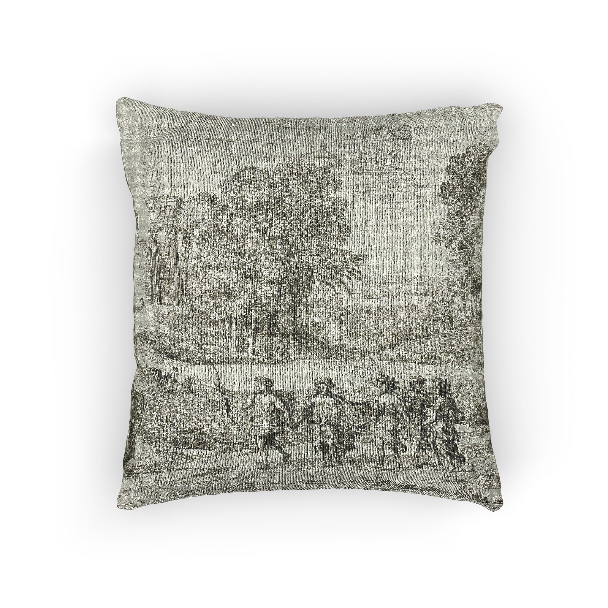 Claude Lorrain - Time, Apollo and the Seasons | Woven Pillow - Image 3