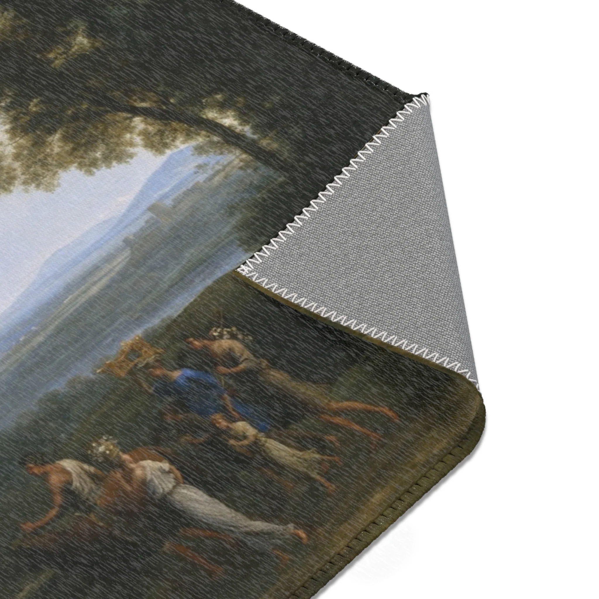 Claude Lorrain - View of Delphi with a Procession | Area Rug - Image 15