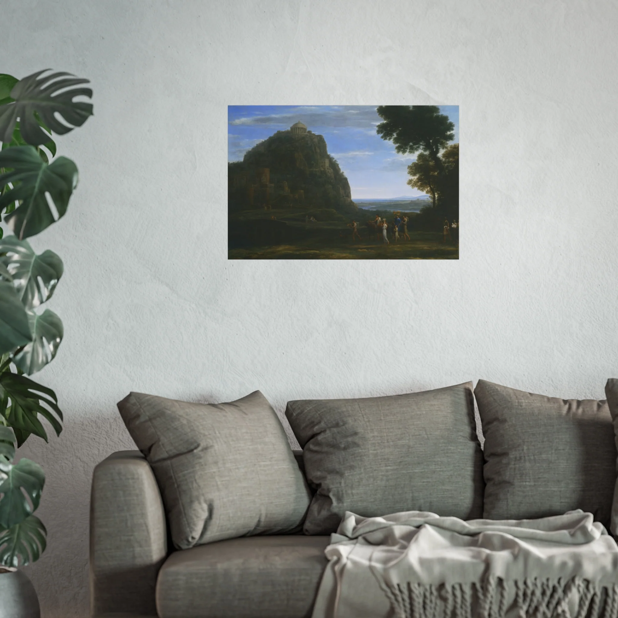 Claude Lorrain - View of Delphi with a Procession | Fine Art Poster - Image 11