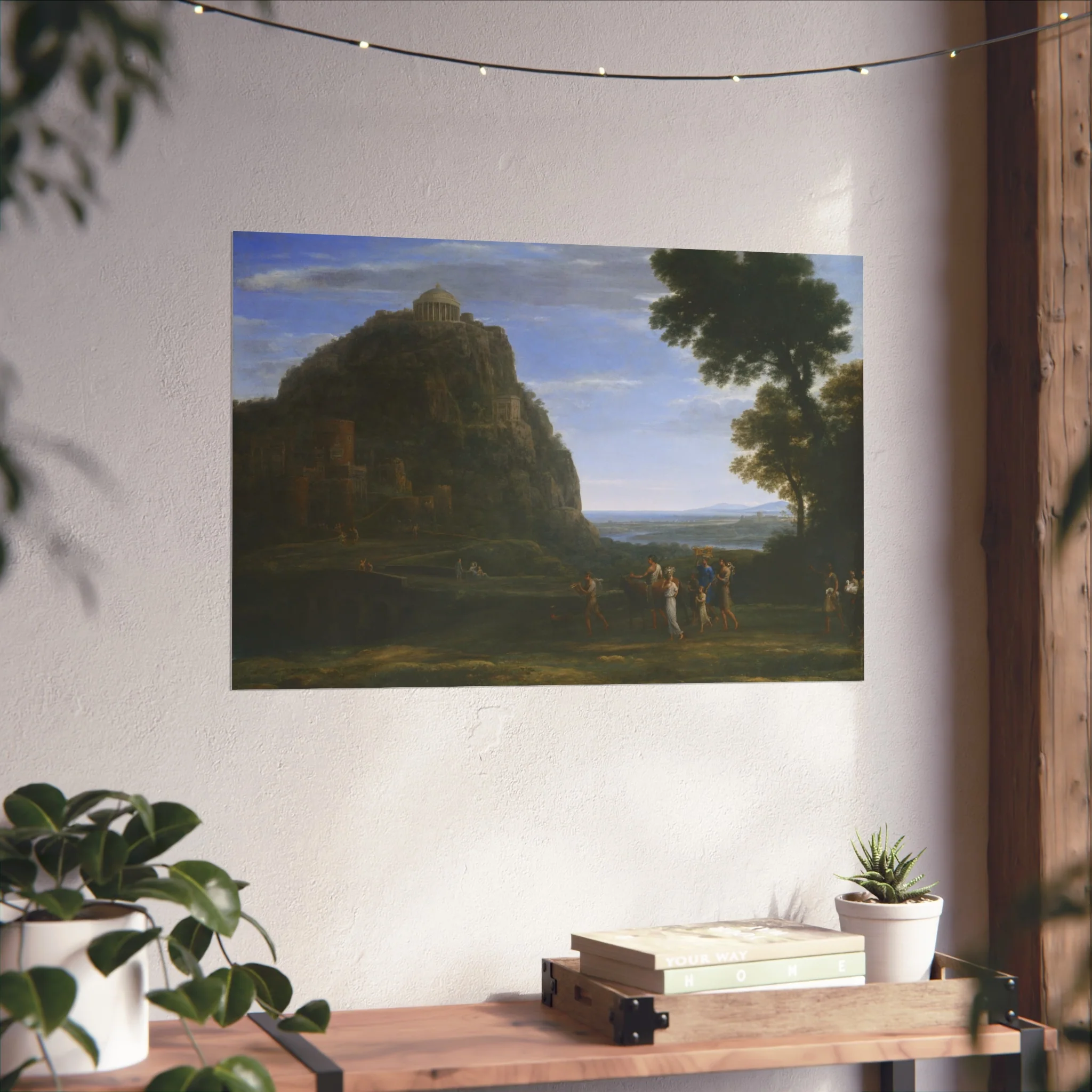 Claude Lorrain - View of Delphi with a Procession | Fine Art Poster - Image 12