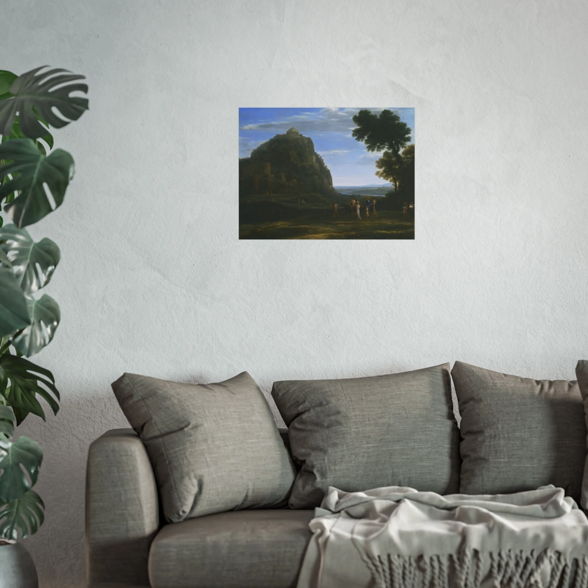Claude Lorrain - View of Delphi with a Procession | Fine Art Poster - Image 9