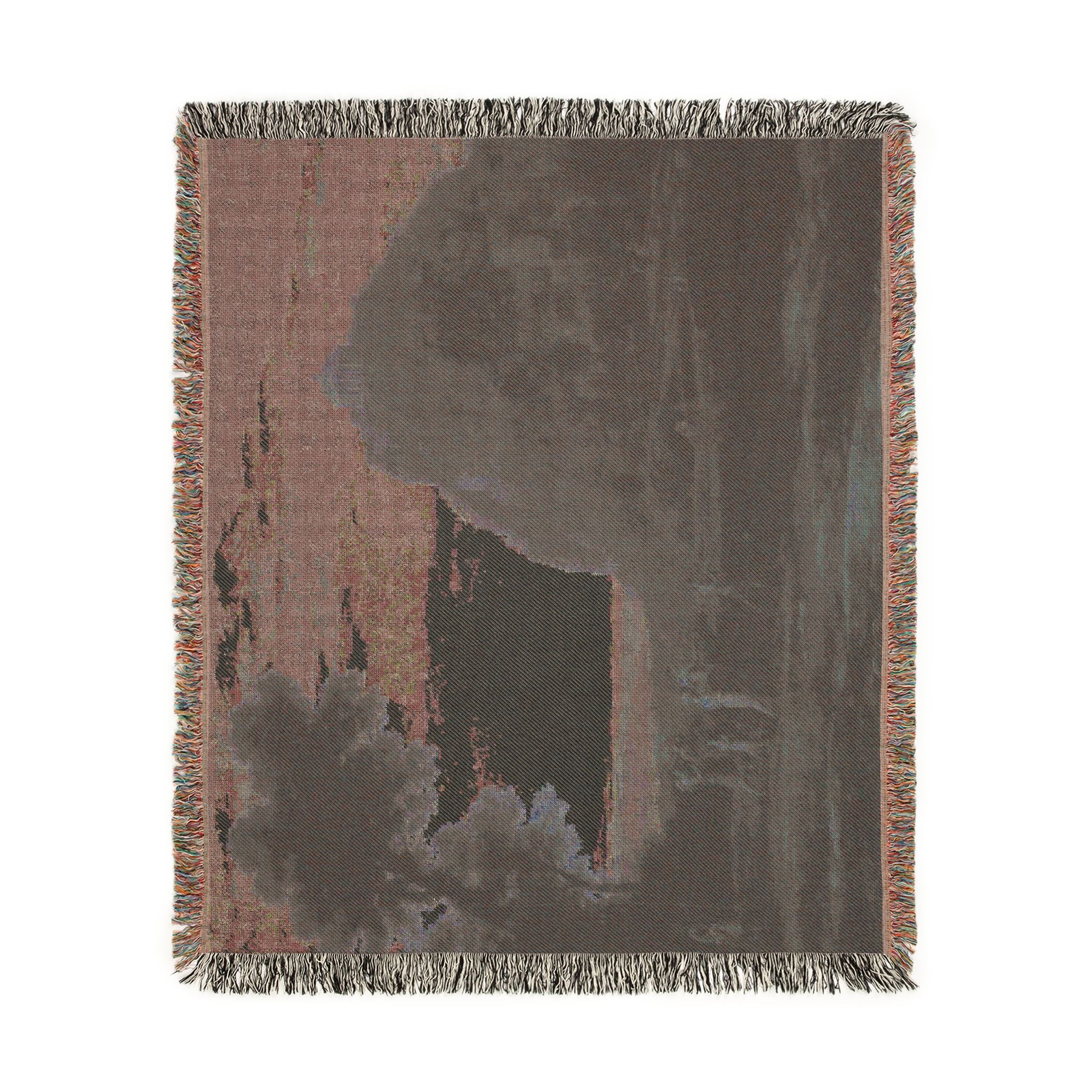 Claude Lorrain - View of Delphi with a Procession | Woven Tapestry Blanket - Image 9