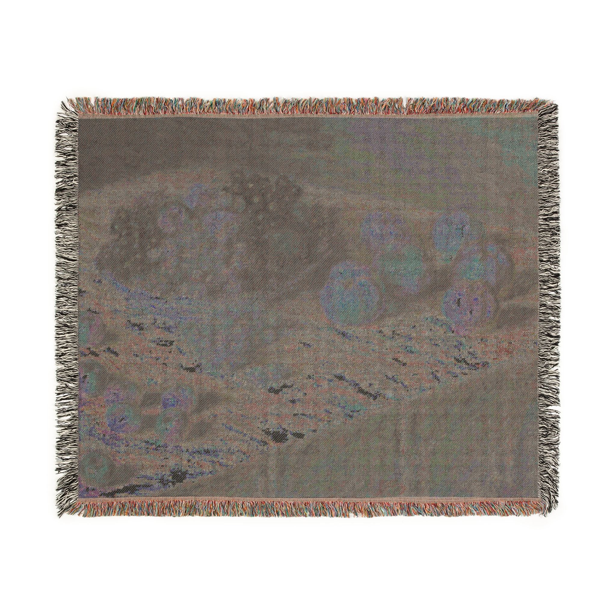 Claude Monet - Apples and Grapes | Woven Tapestry Blanket - Image 8