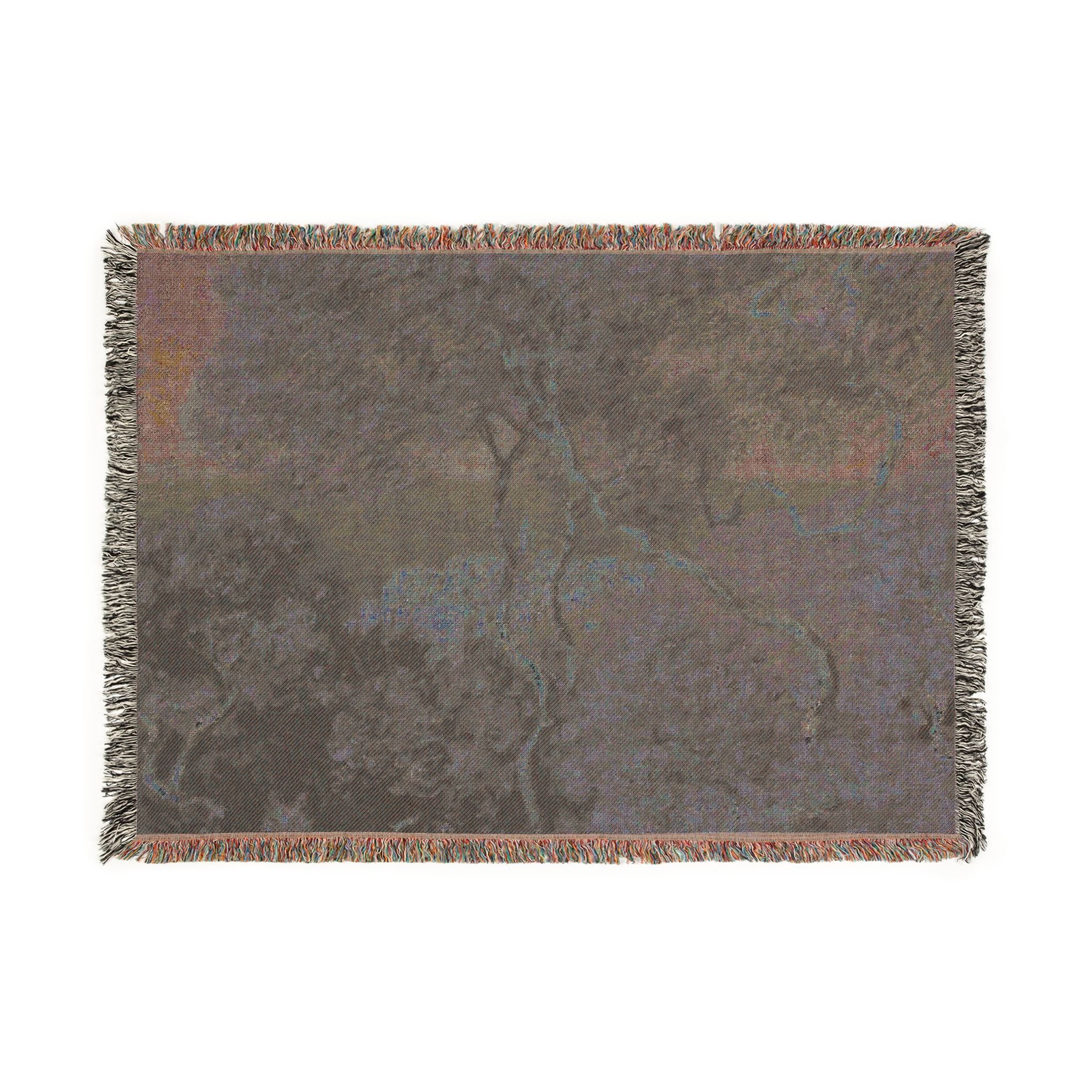 Claude Monet - Bordighera | Woven Tapestry Blanket - Image 4