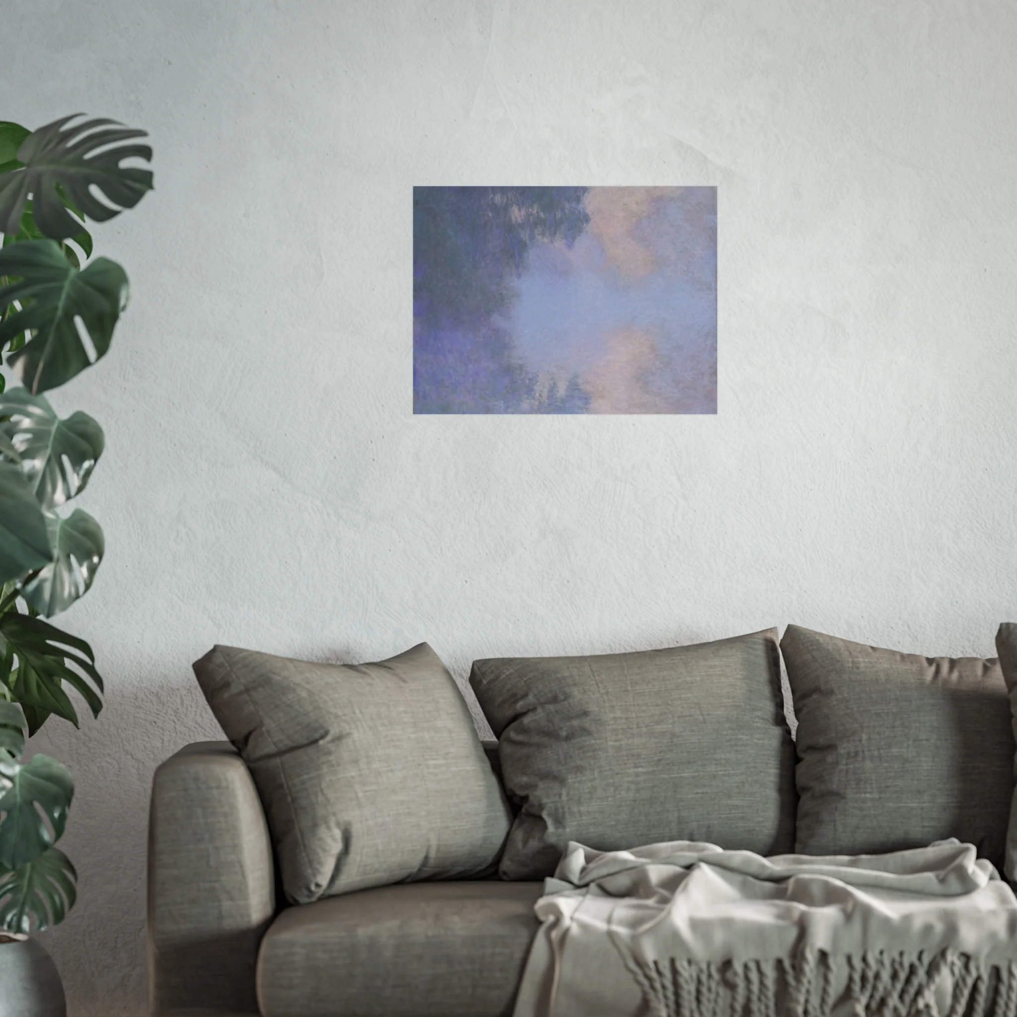 Claude Monet - Branch of the Seine near Giverny (Mist) | Fine Art Poster - Image 9