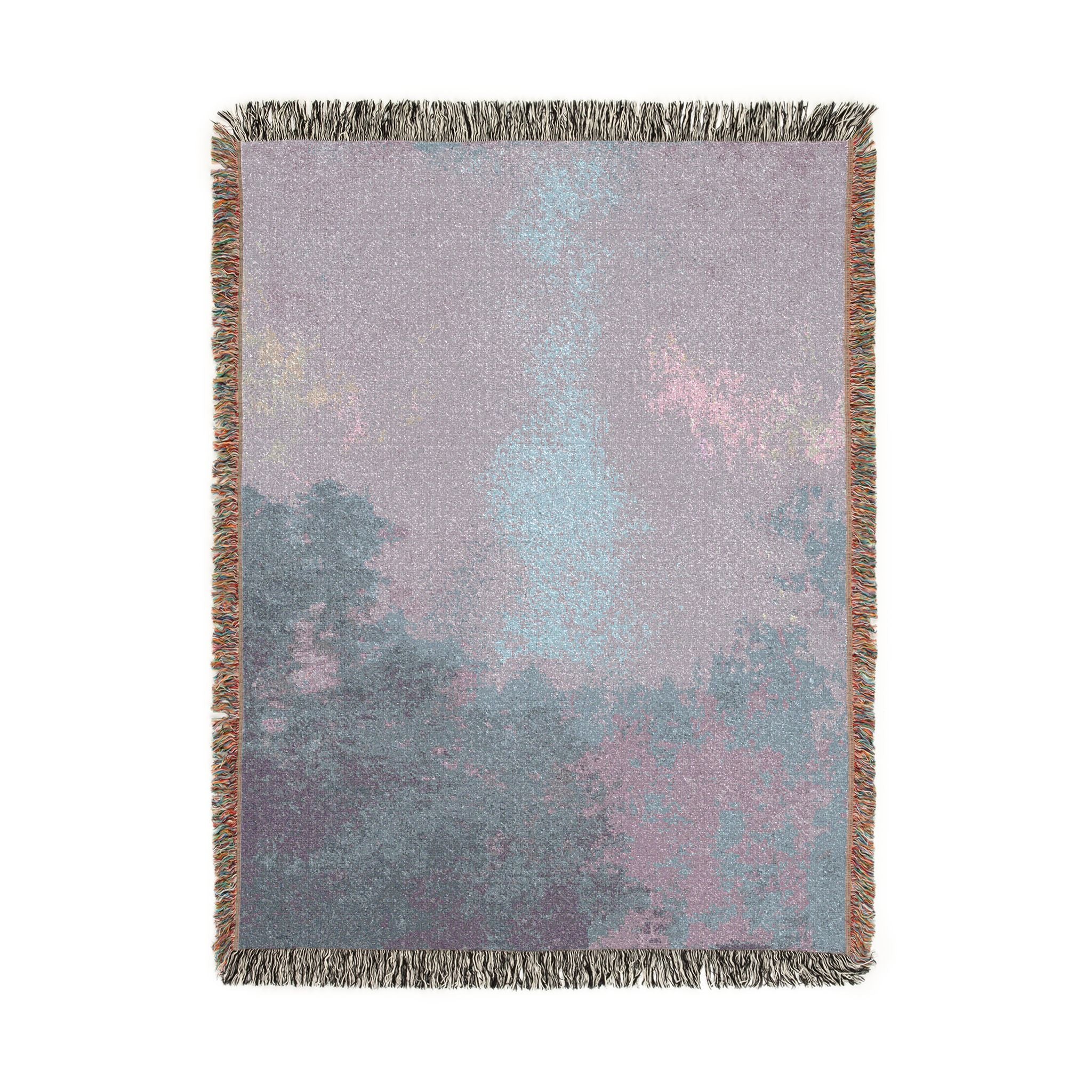 Claude Monet - Branch of the Seine near Giverny (Mist) | Woven Tapestry Blanket - Image 11