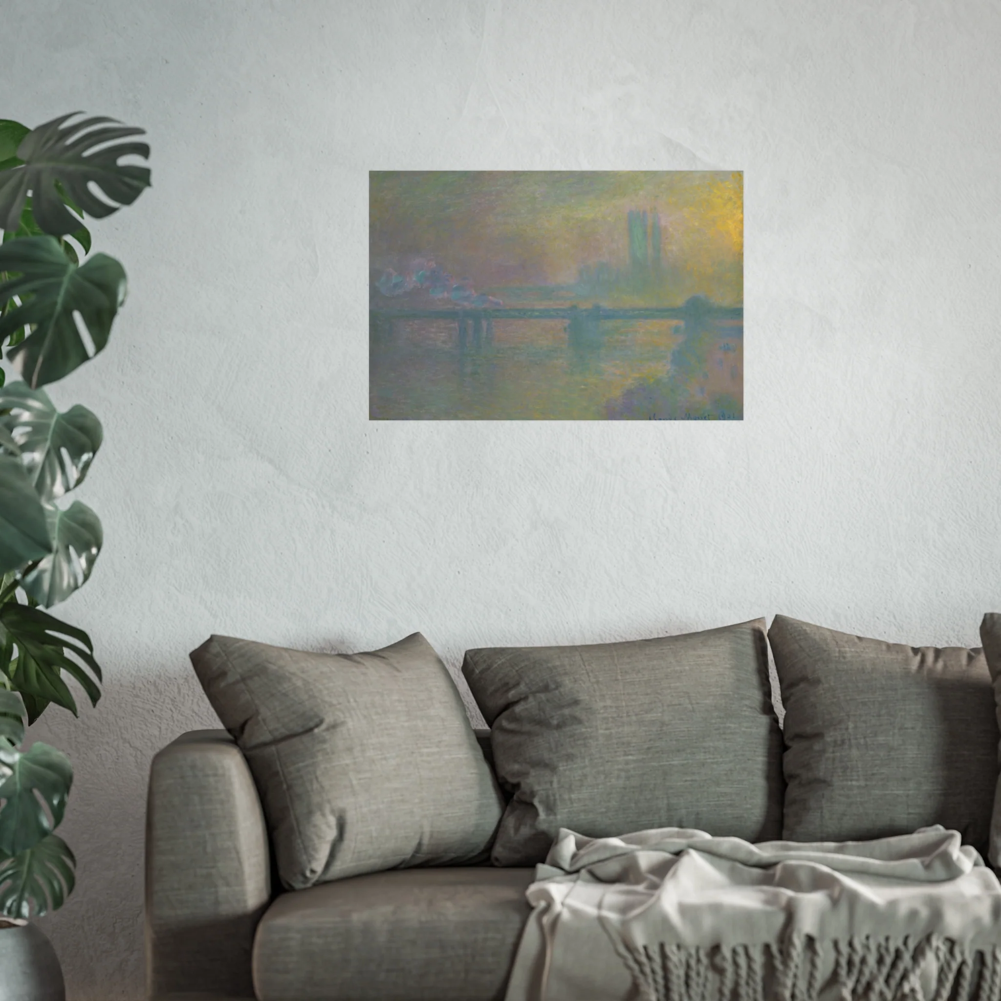 Claude Monet - Charing Cross Bridge, London | Fine Art Poster - Image 11