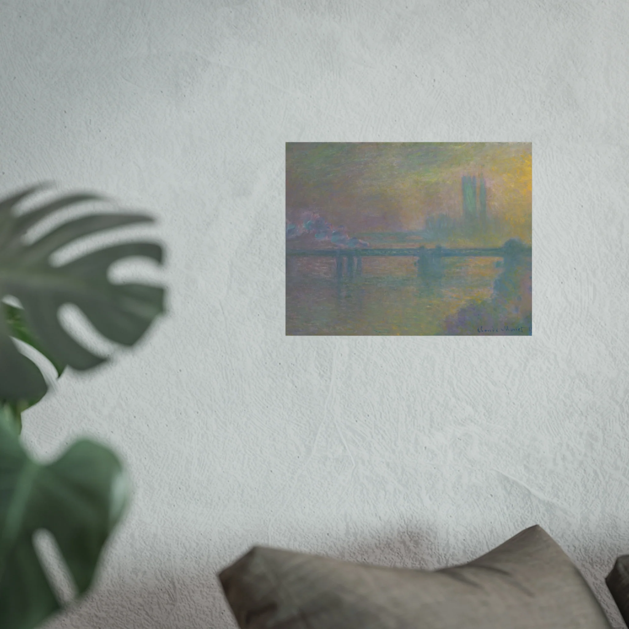 Claude Monet - Charing Cross Bridge, London | Fine Art Poster - Image 5