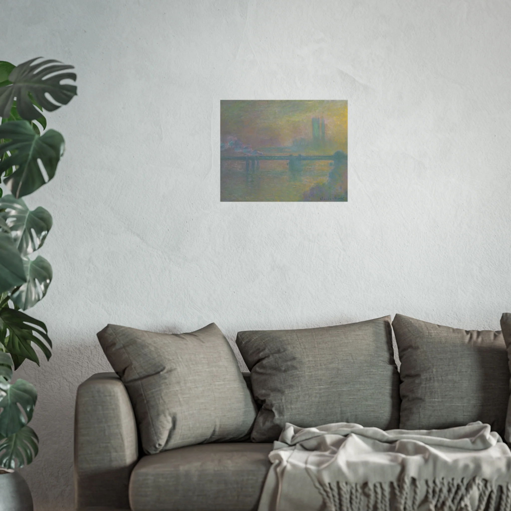 Claude Monet - Charing Cross Bridge, London | Fine Art Poster - Image 7