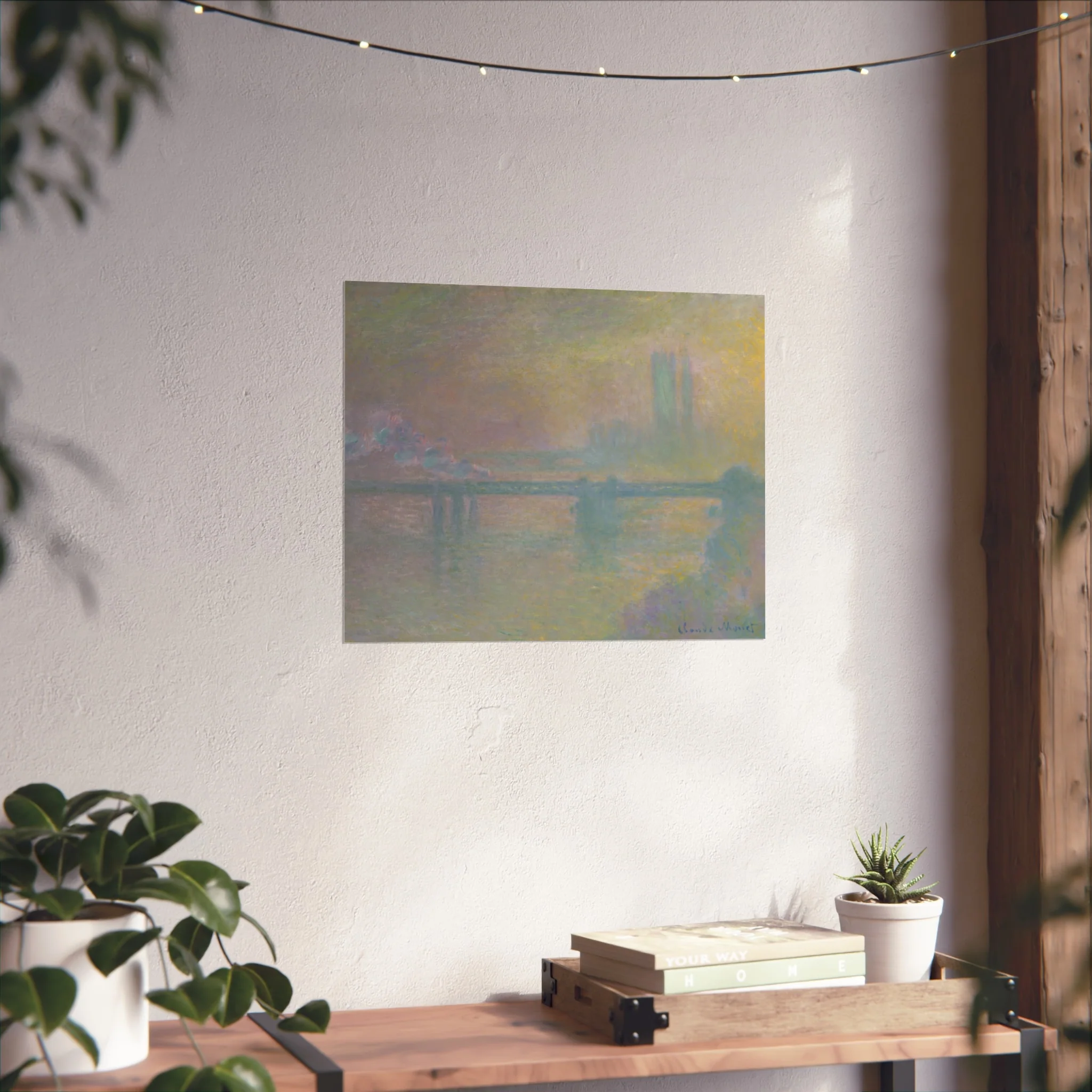 Claude Monet - Charing Cross Bridge, London | Fine Art Poster - Image 8