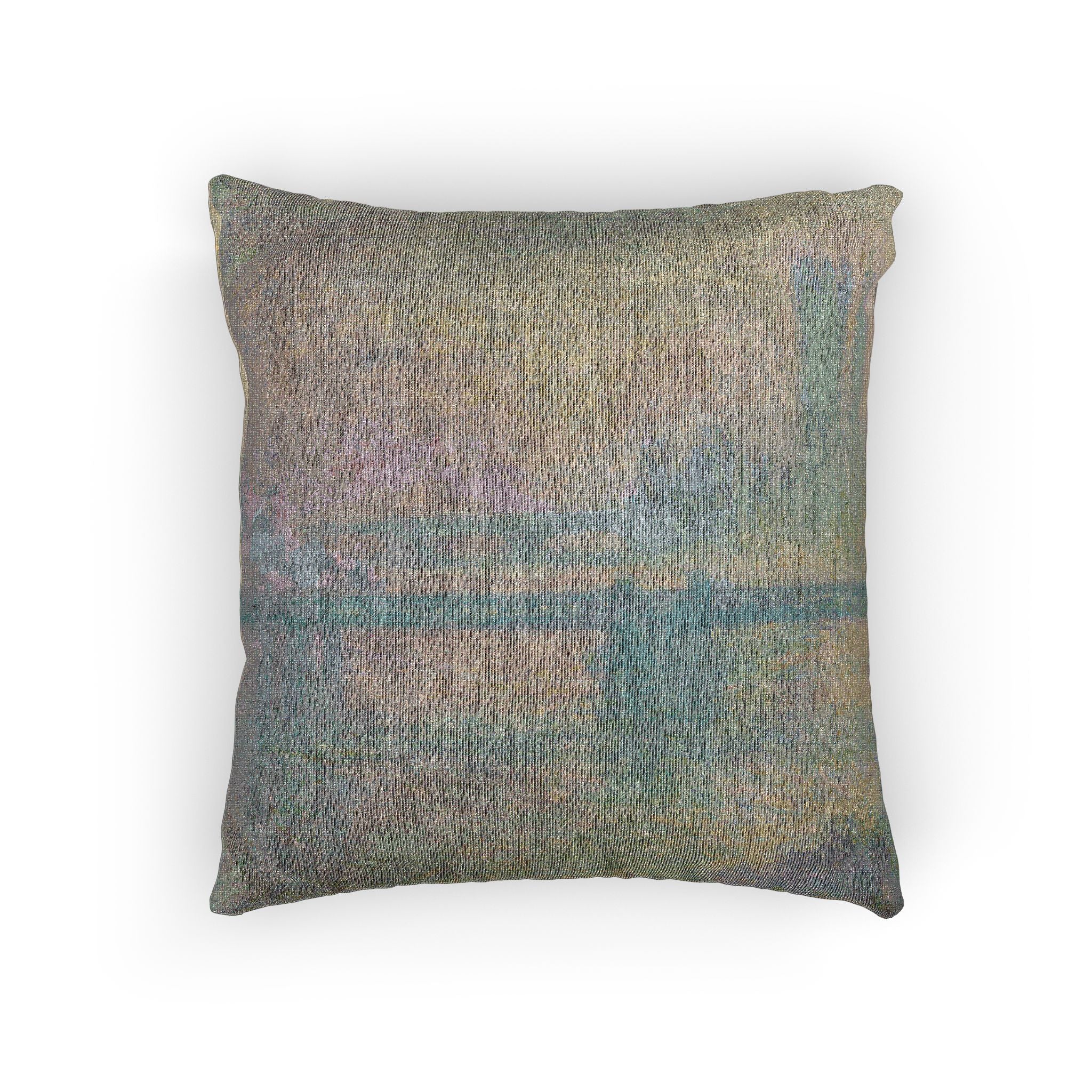 Claude Monet - Charing Cross Bridge, London | Woven Pillow - Image 3