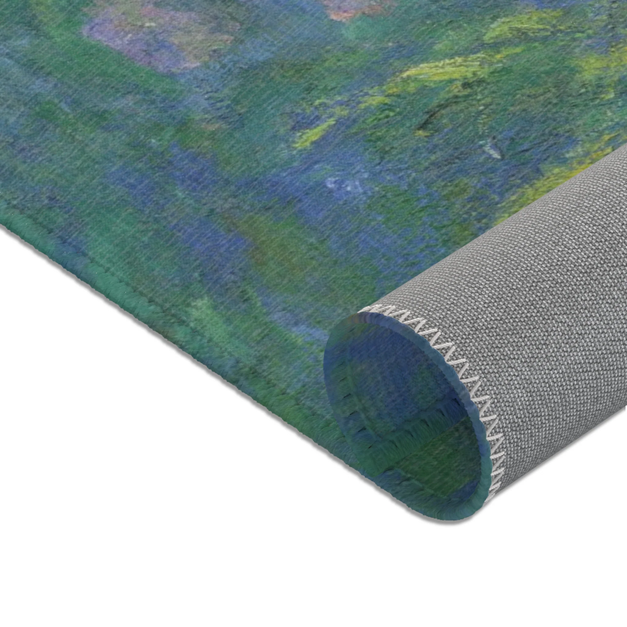 Claude Monet - Irises | Area Rug - Image 10