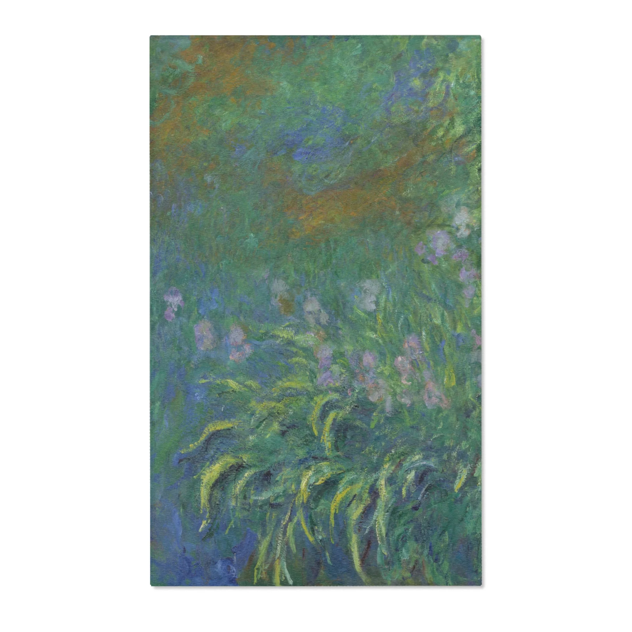Claude Monet - Irises | Area Rug - Image 2
