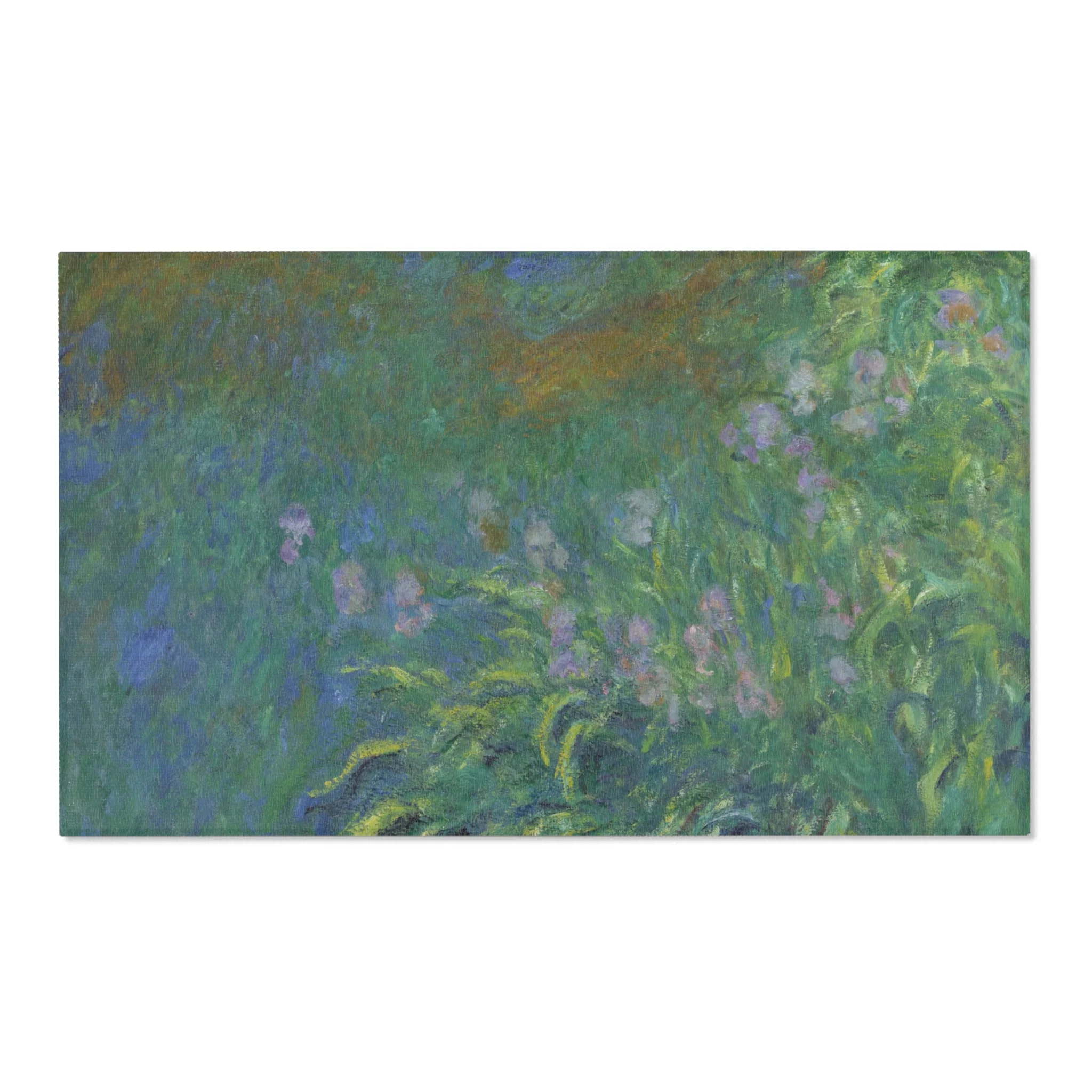 Claude Monet - Irises | Area Rug - Image 5