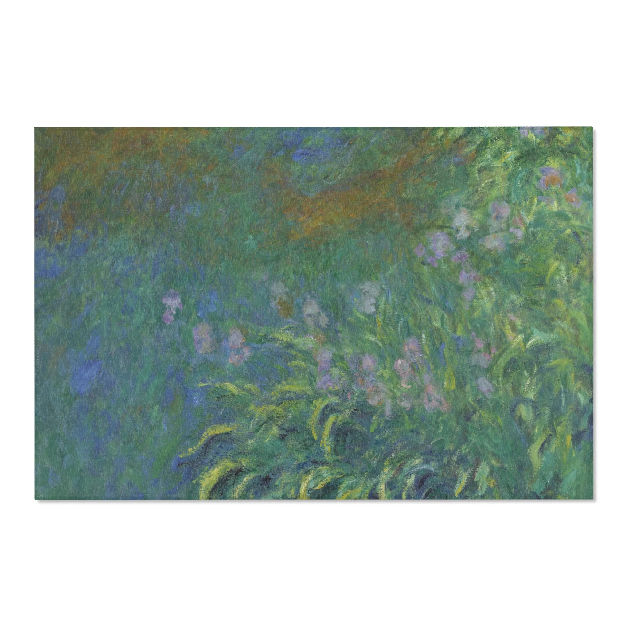 Claude Monet - Irises | Area Rug - Image 6