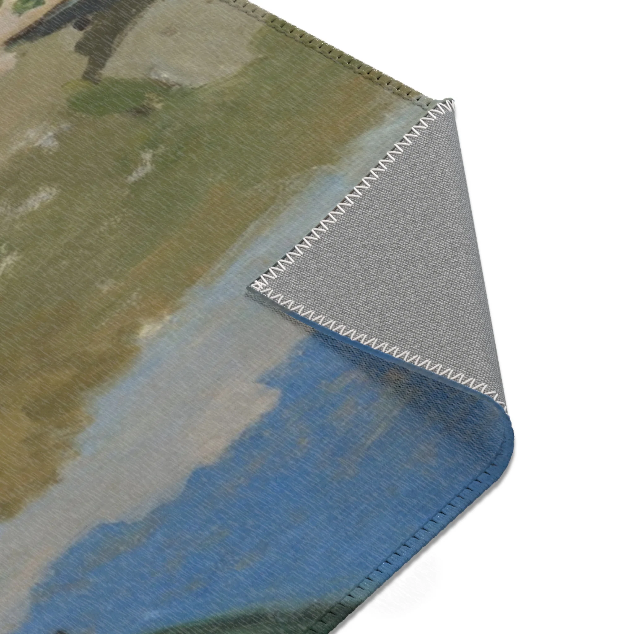 Claude Monet - On the Bank of the Seine, Bennecourt | Area Rug - Image 17