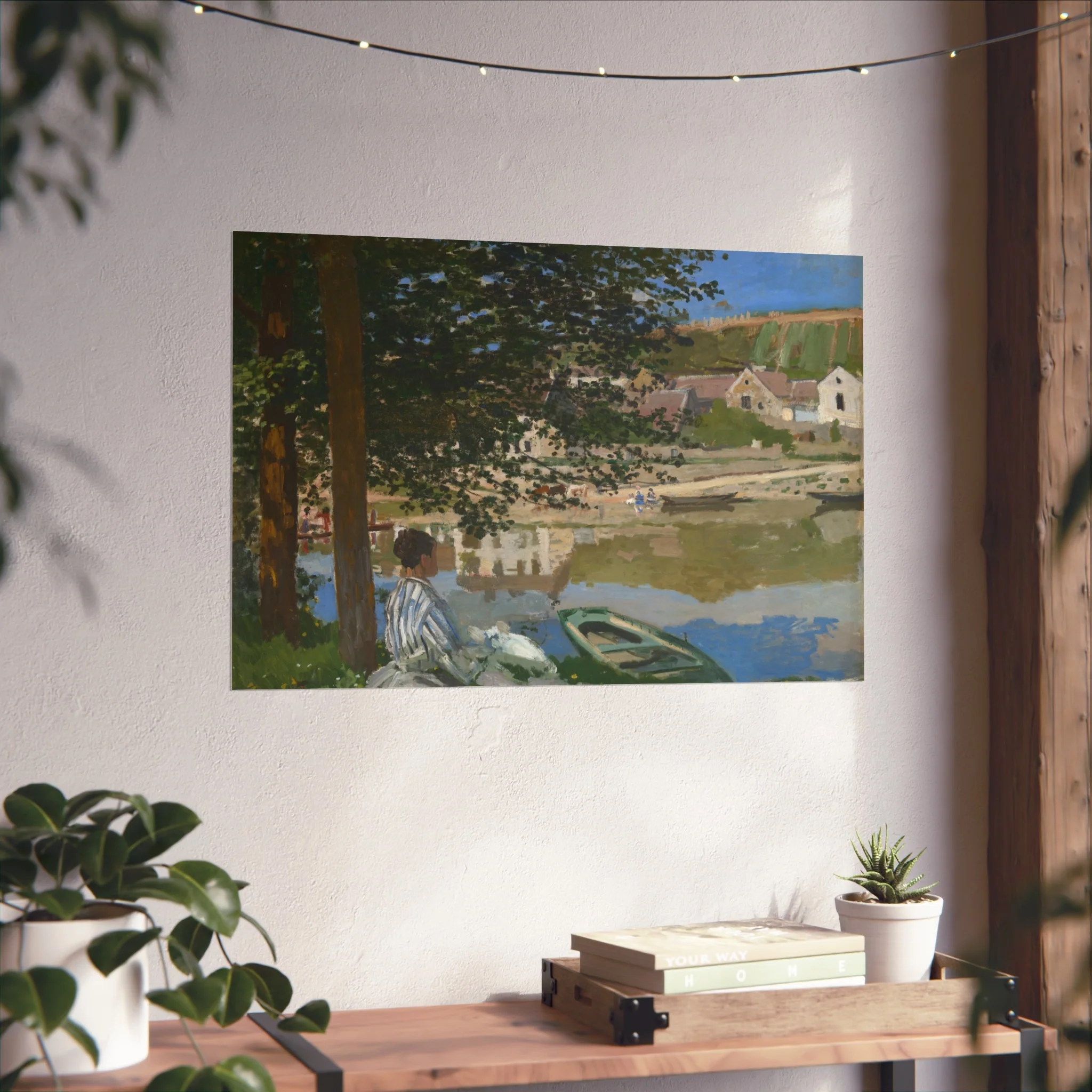 Claude Monet - On the Bank of the Seine, Bennecourt | Fine Art Poster - Image 12