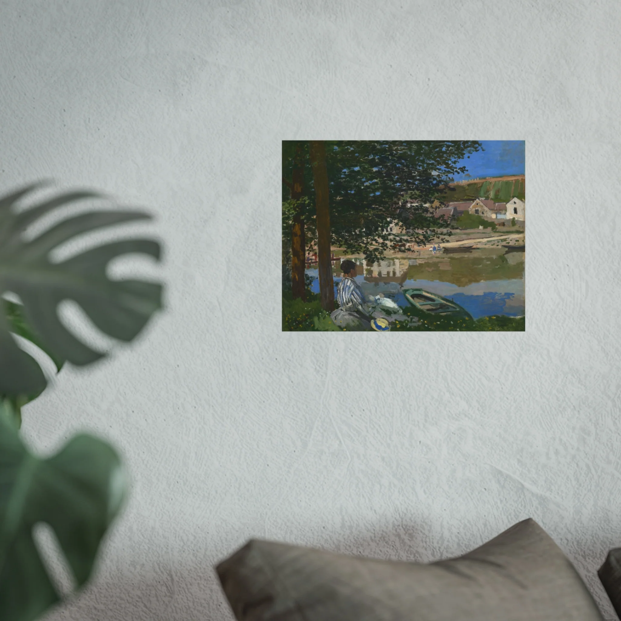 Claude Monet - On the Bank of the Seine, Bennecourt | Fine Art Poster - Image 5