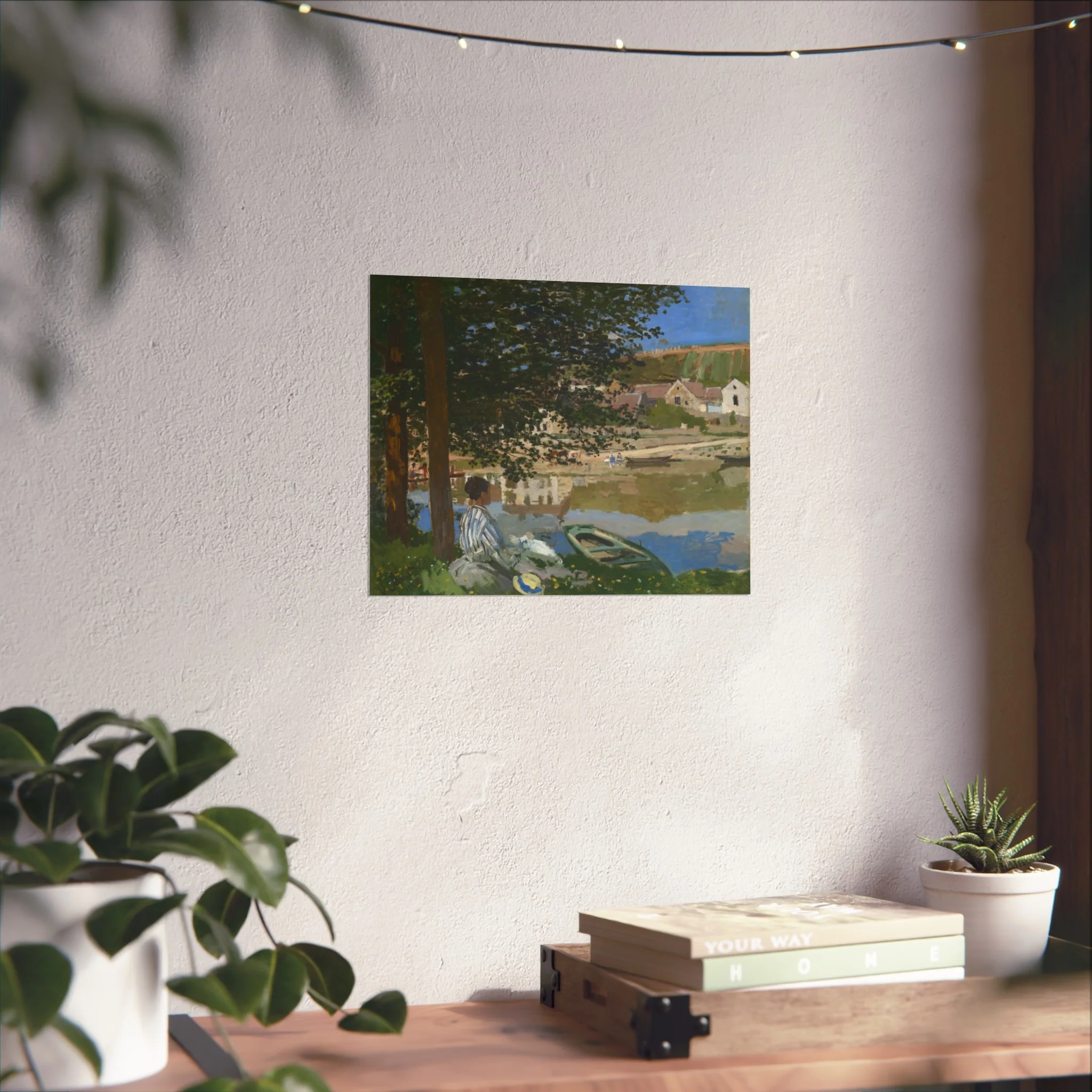 Claude Monet - On the Bank of the Seine, Bennecourt | Fine Art Poster - Image 6
