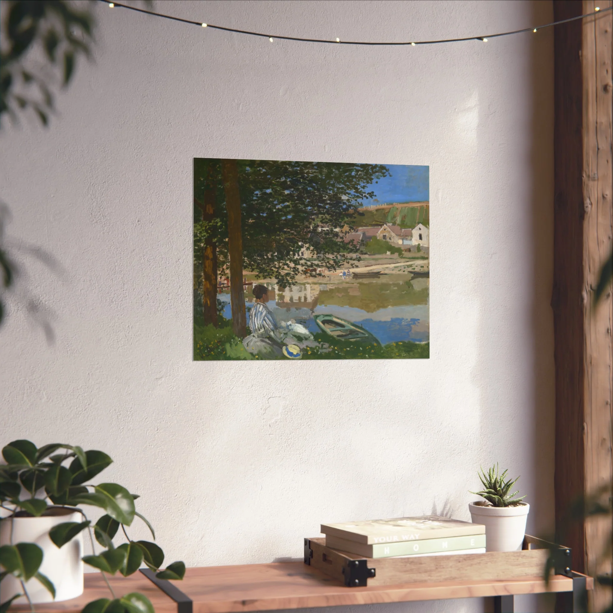 Claude Monet - On the Bank of the Seine, Bennecourt | Fine Art Poster - Image 8