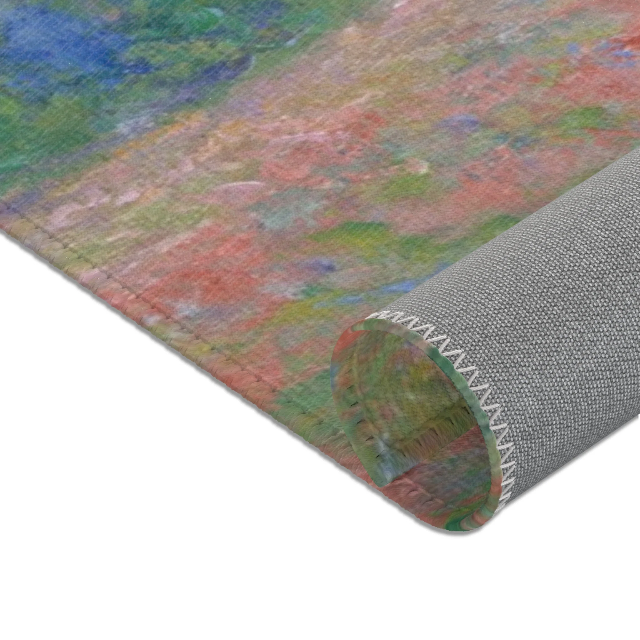 Claude Monet - Poppy Field (Giverny) | Area Rug - Image 12