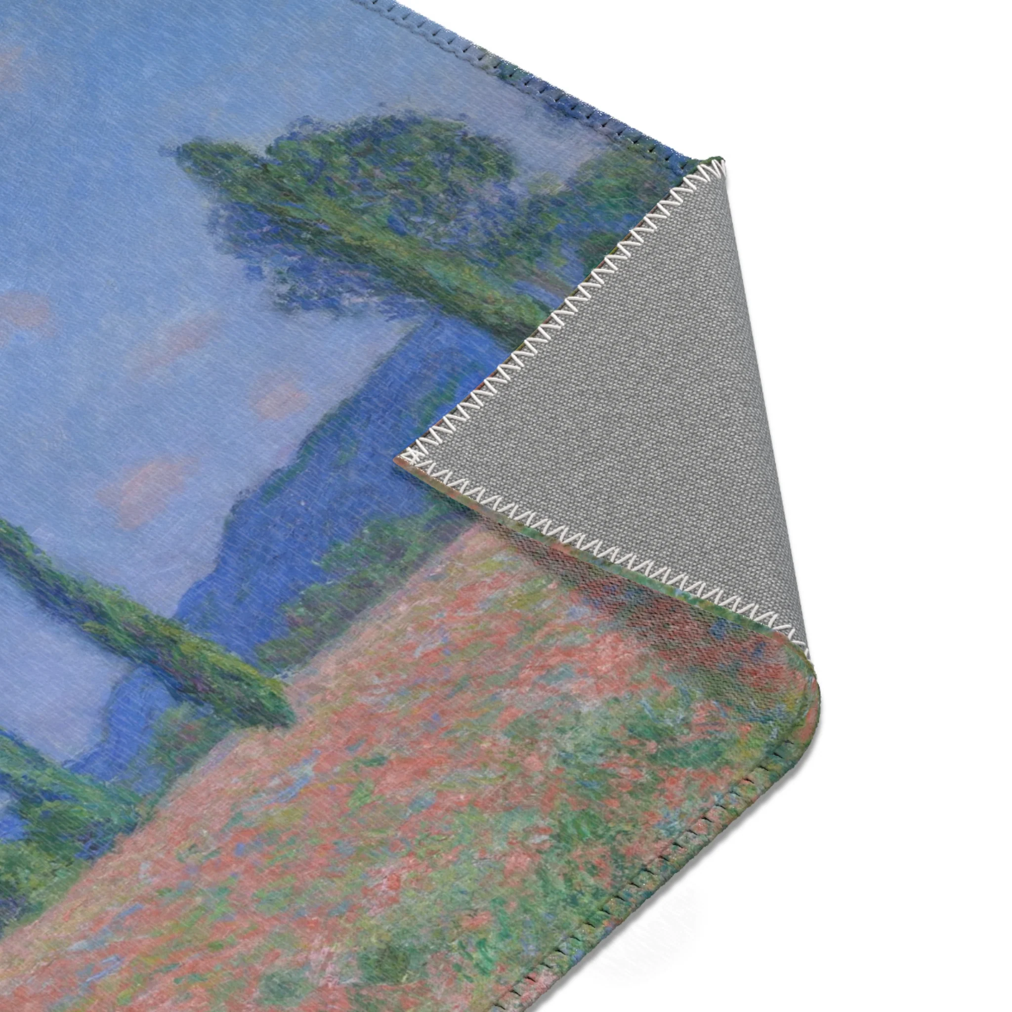 Claude Monet - Poppy Field (Giverny) | Area Rug - Image 13